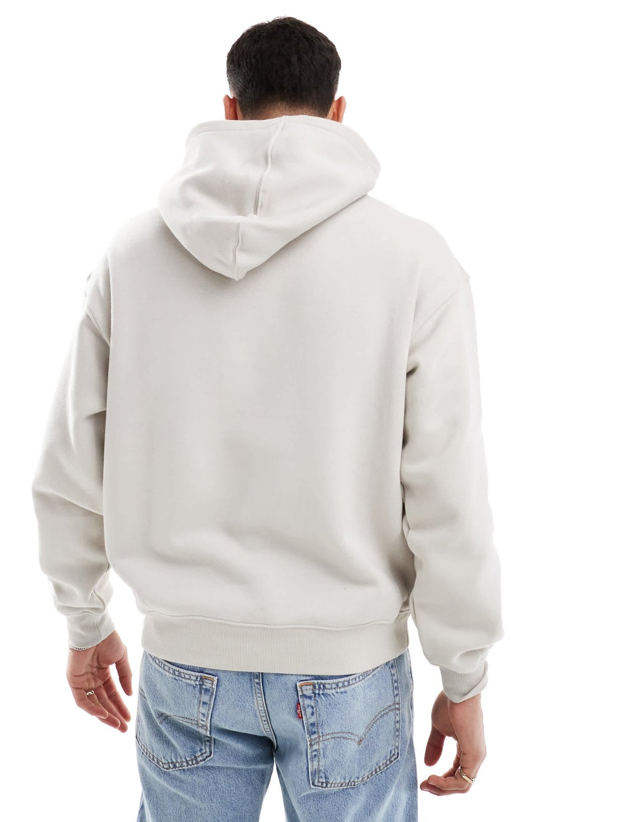 Cotton On box fit crew hoodie in bone - ASOS Sample Sale EU Store
