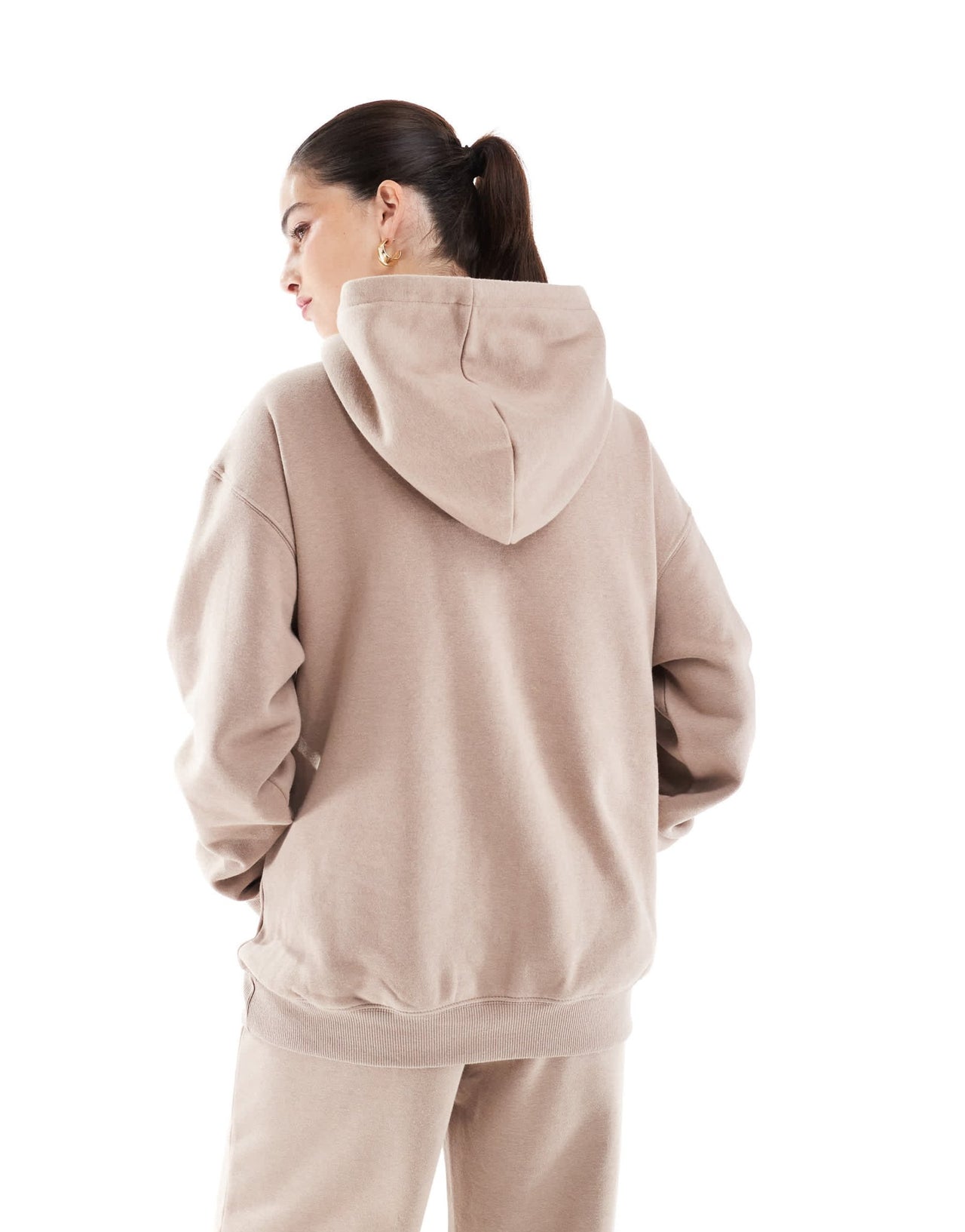 Cotton On classic fleece hoodie in mocha co - ord - ASOS Sample Sale EU Store