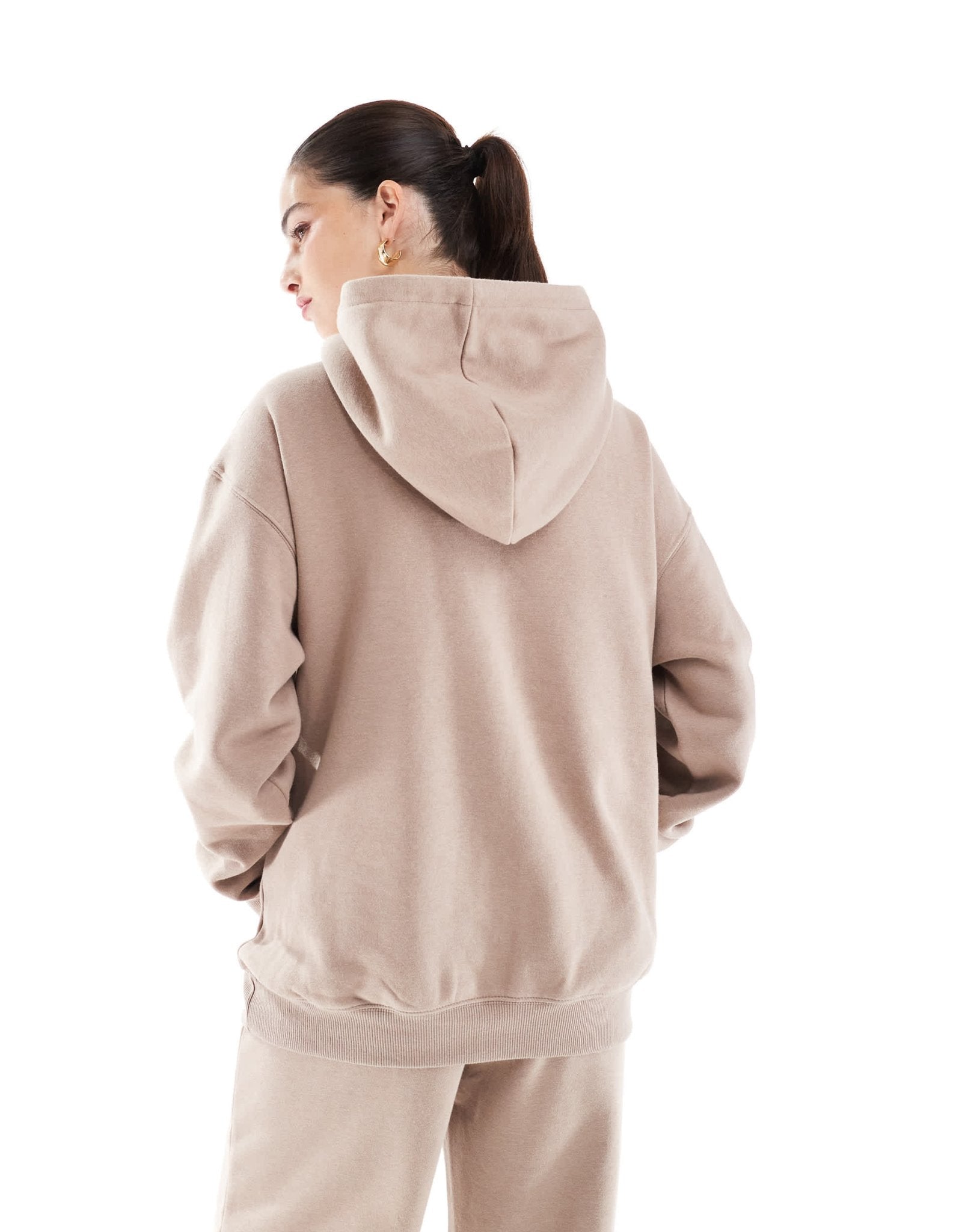 Cotton On classic fleece hoodie in mocha co - ord - ASOS Sample Sale EU Store