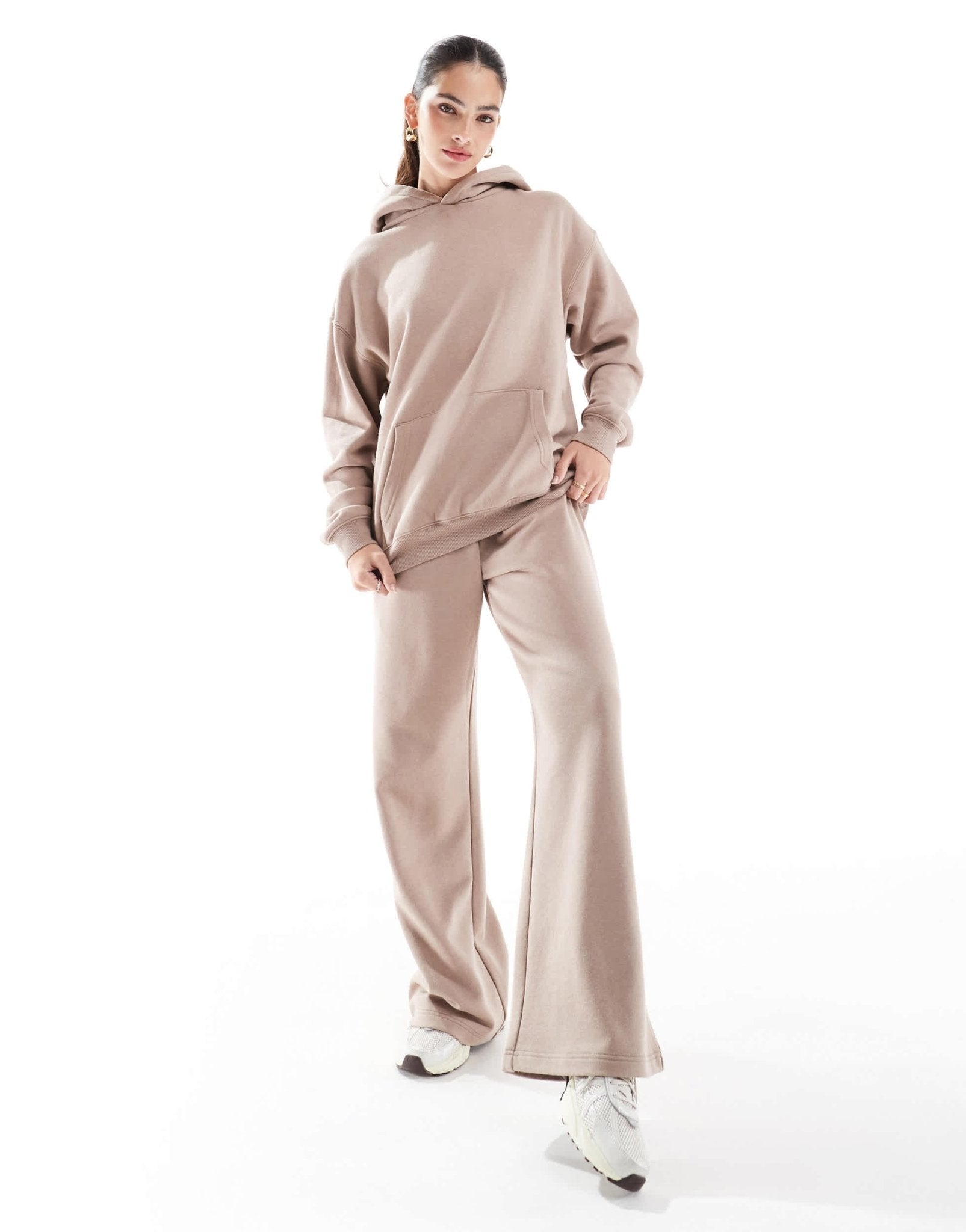Cotton On classic fleece hoodie in mocha co - ord - ASOS Sample Sale EU Store