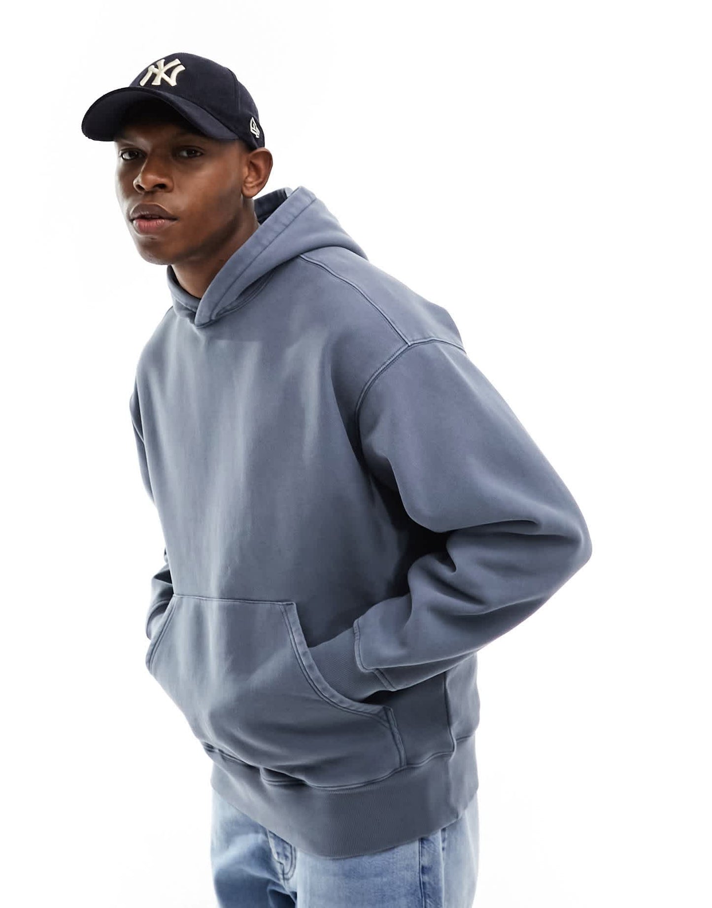 Cotton On relaxed hoodie in dusty denim jersey - ASOS Sample Sale EU Store