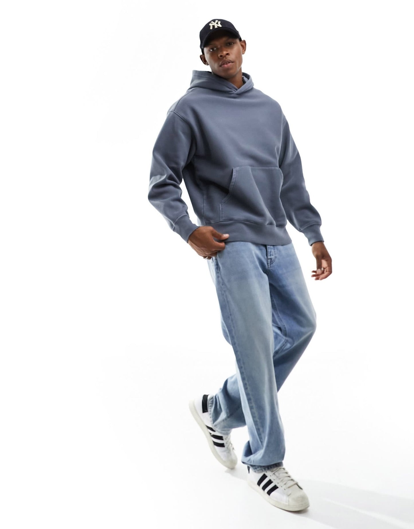 Cotton On relaxed hoodie in dusty denim jersey - ASOS Sample Sale EU Store