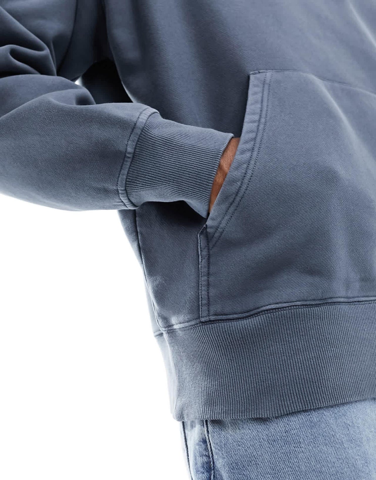 Cotton On relaxed hoodie in dusty denim jersey - ASOS Sample Sale EU Store