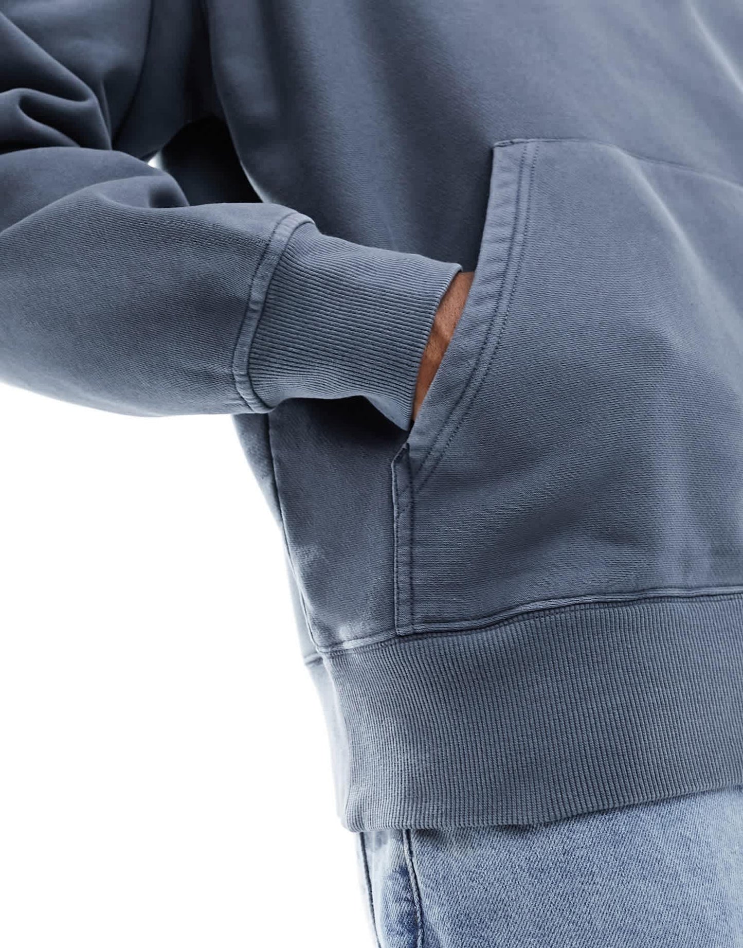 Cotton On relaxed hoodie in dusty denim jersey - ASOS Sample Sale EU Store
