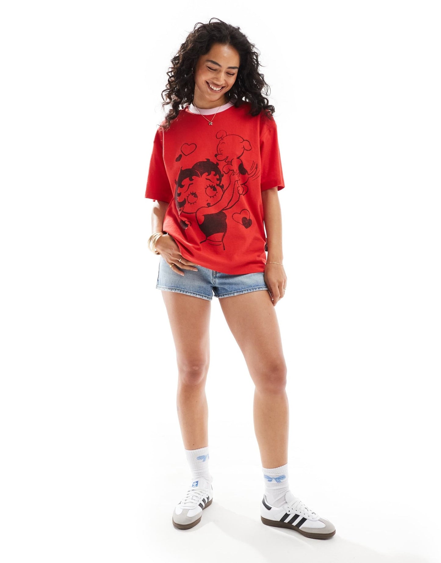 Cotton On relaxed t-shirt in red with Betty Boop graphic - ASOS Sample Sale EU Store