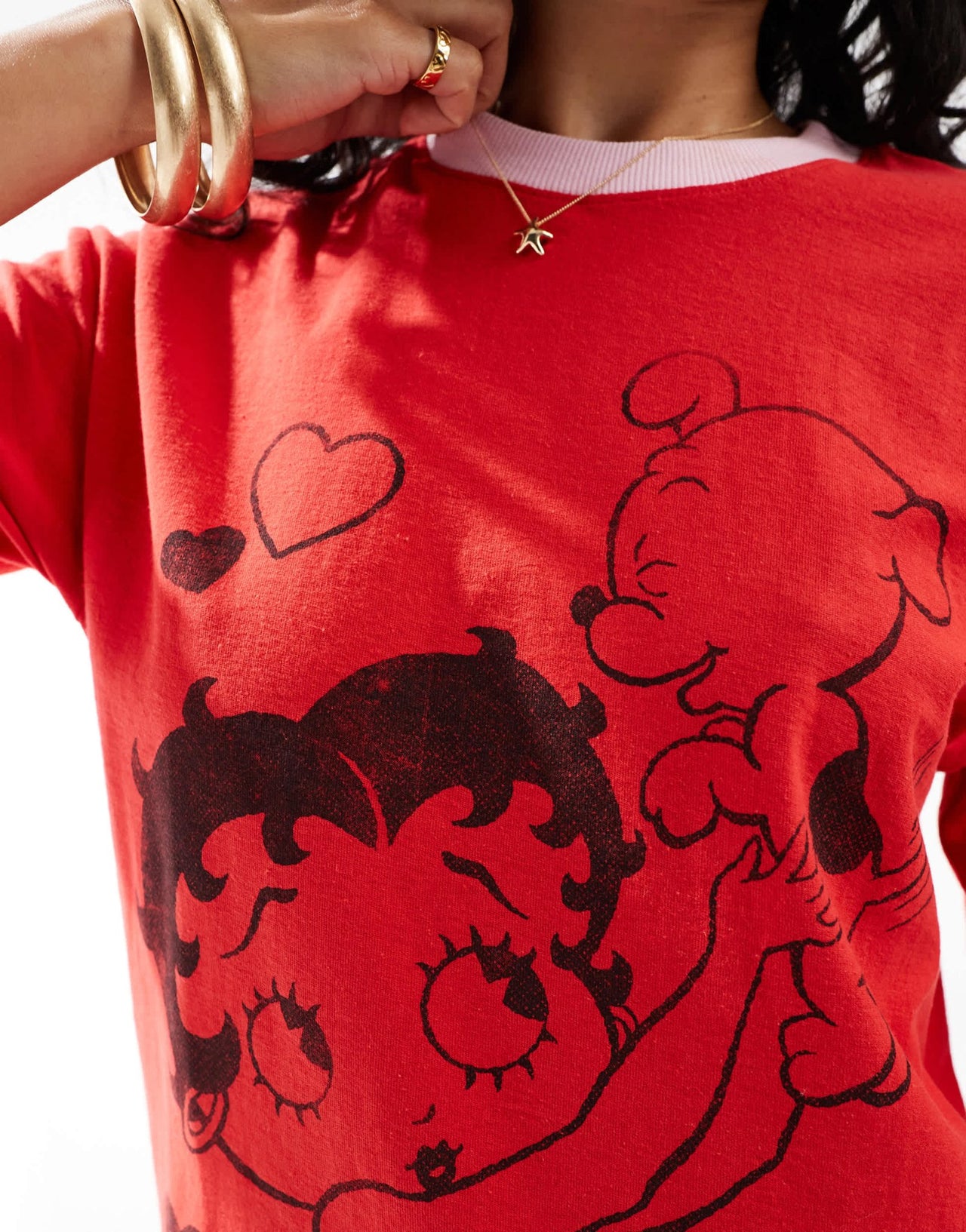 Cotton On relaxed t-shirt in red with Betty Boop graphic - ASOS Sample Sale EU Store