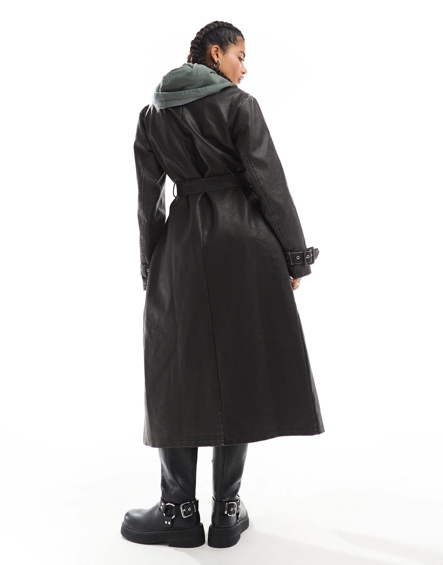 Daisy Street soft PU washed trenchcoat - ASOS Sample Sale EU Store