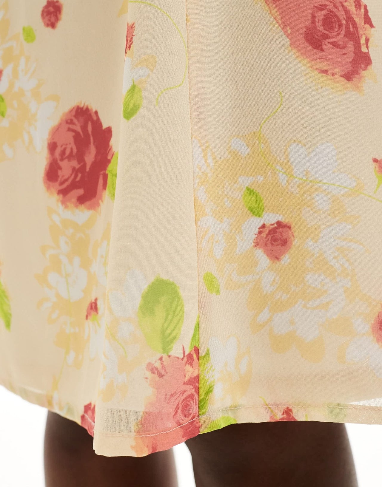 Daisy Street vintage rose print awkward length skirt in multi - ASOS Sample Sale EU Store