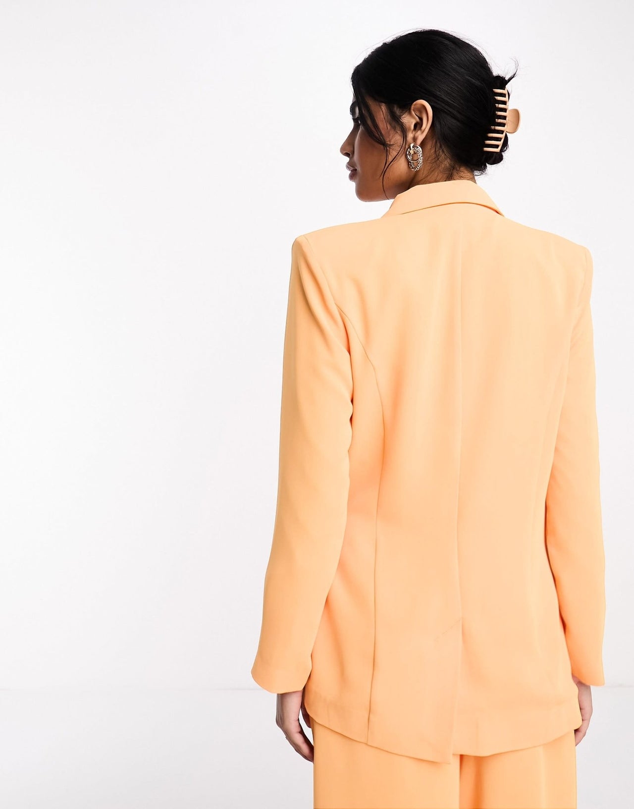 Daska wrap tie blazer co - ord in bright orange - ASOS Sample Sale EU Store
