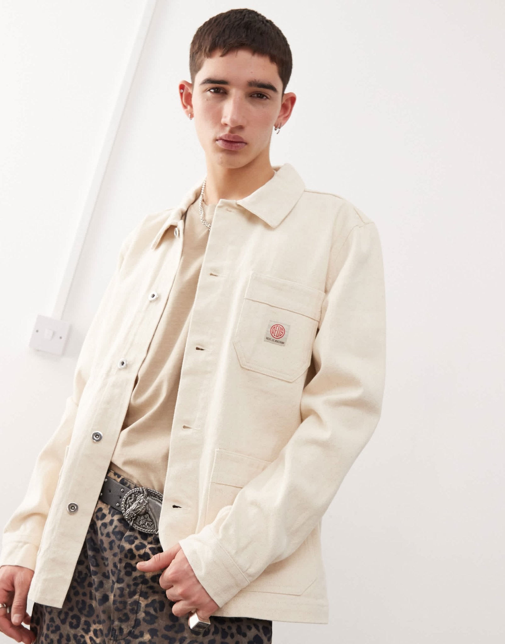 Deus Ex Machina hank denim shore jacket in natural - ASOS Sample Sale EU Store
