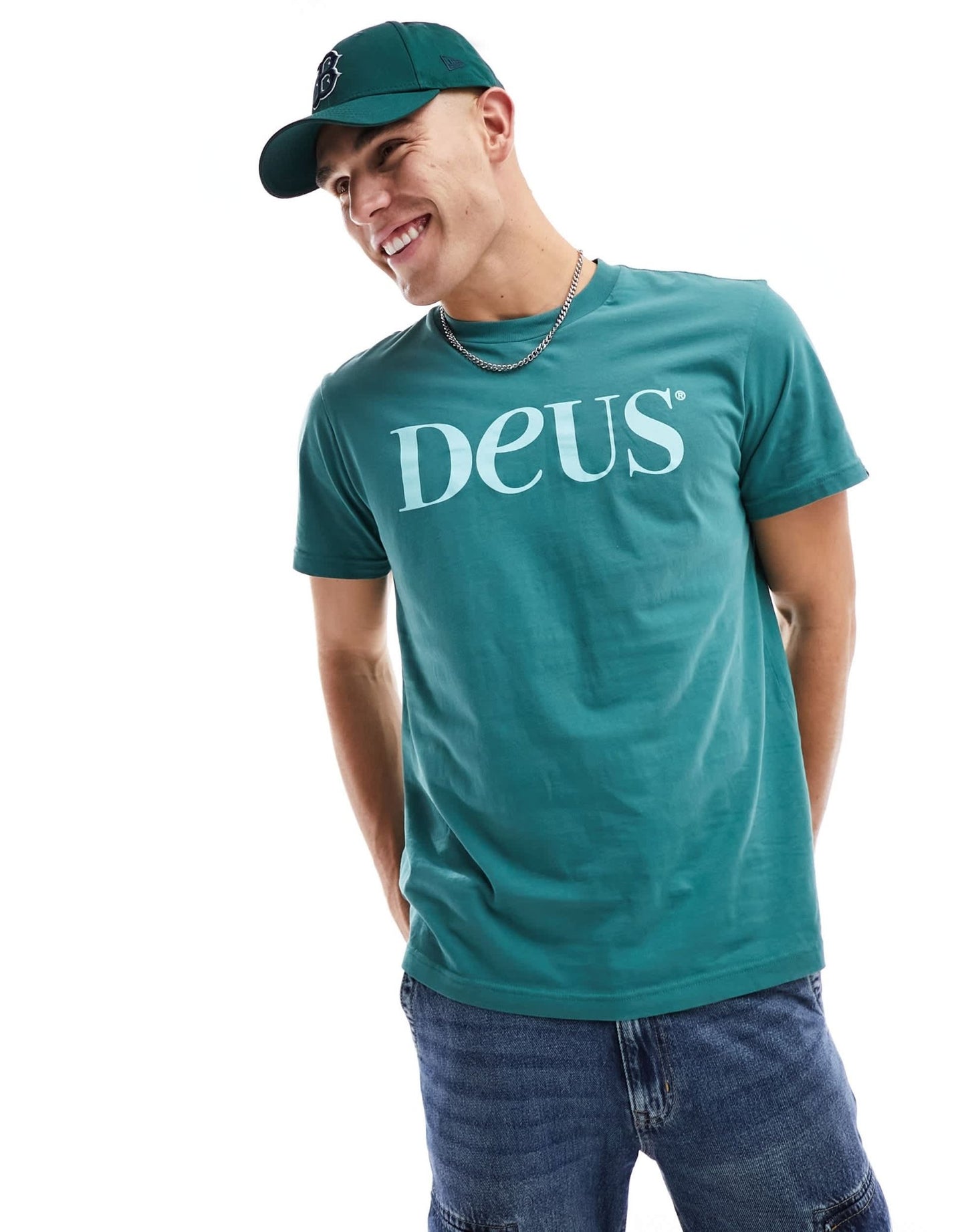 Deus Ex Machina rico t-shirt in green - ASOS Sample Sale EU Store
