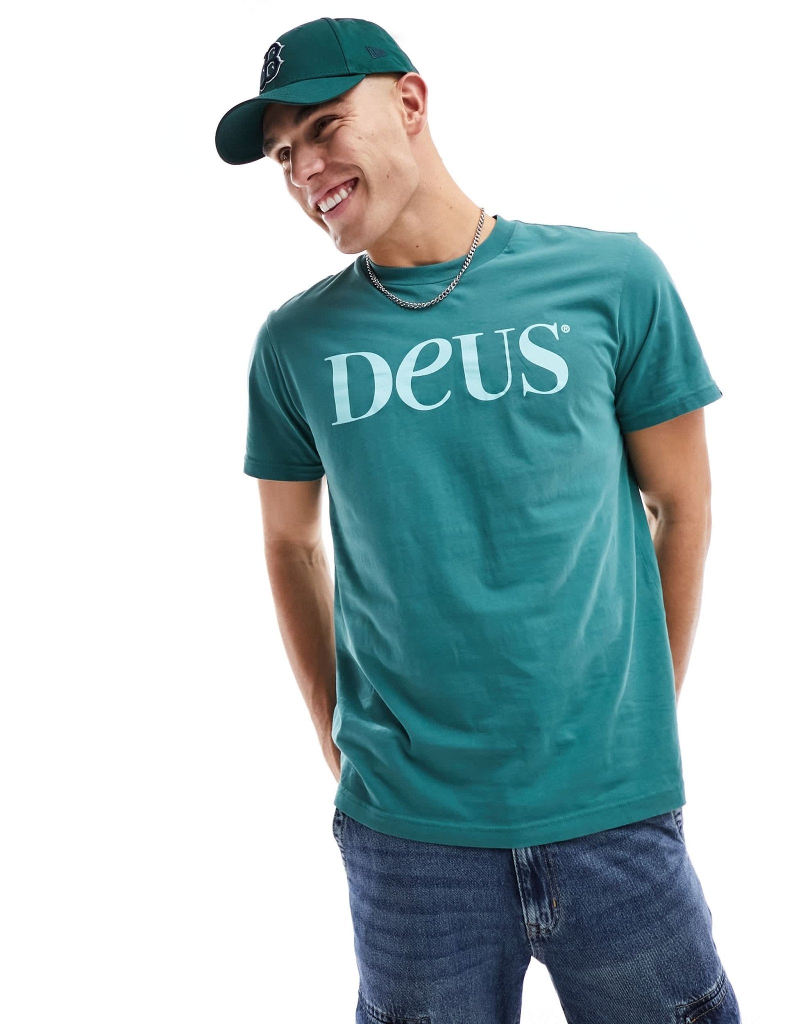 Deus Ex Machina rico t-shirt in green - ASOS Sample Sale EU Store