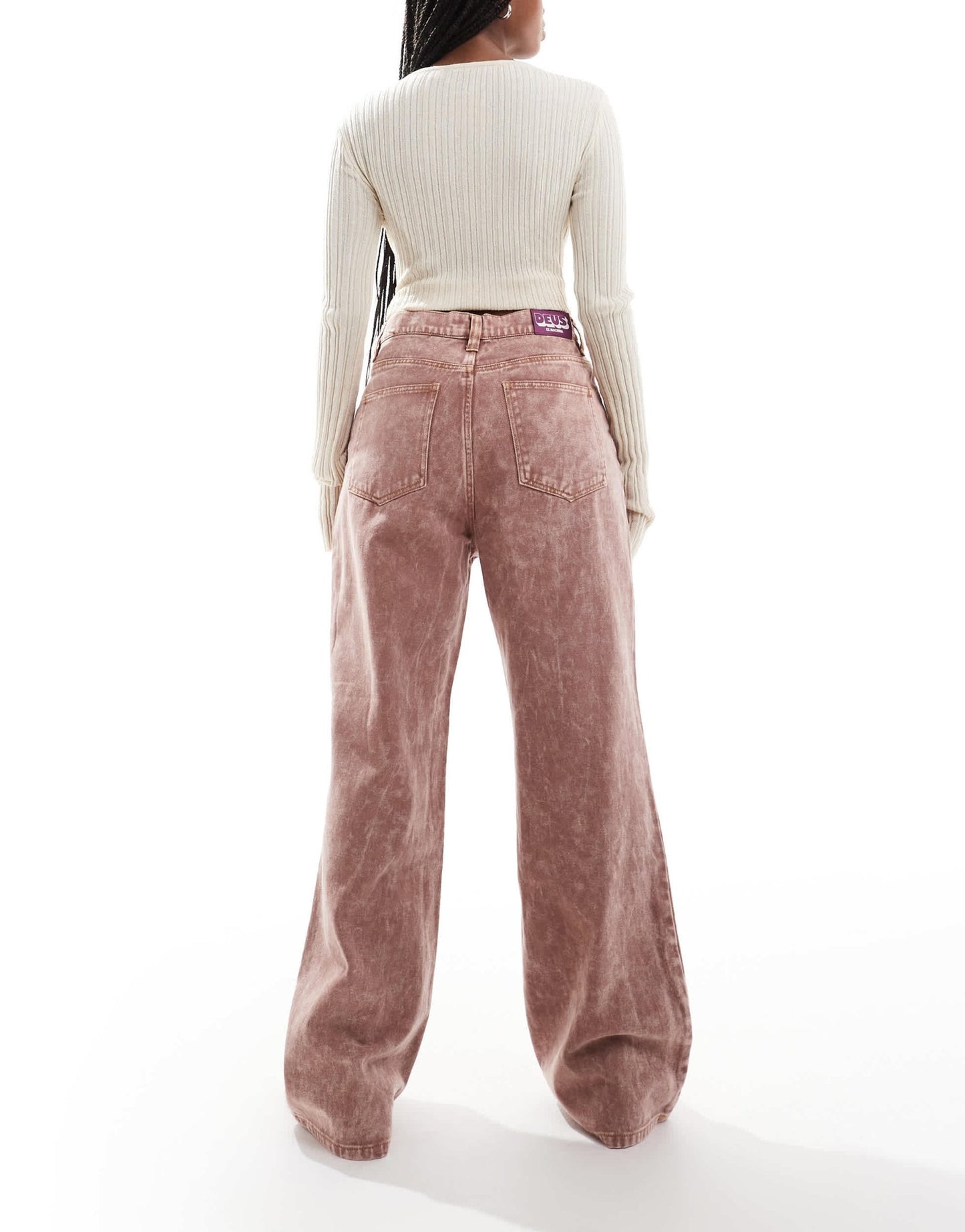 Deus Ex Machina X ASOS exclusive wide leg denim jeans in dirty wash - ASOS Sample Sale EU Store
