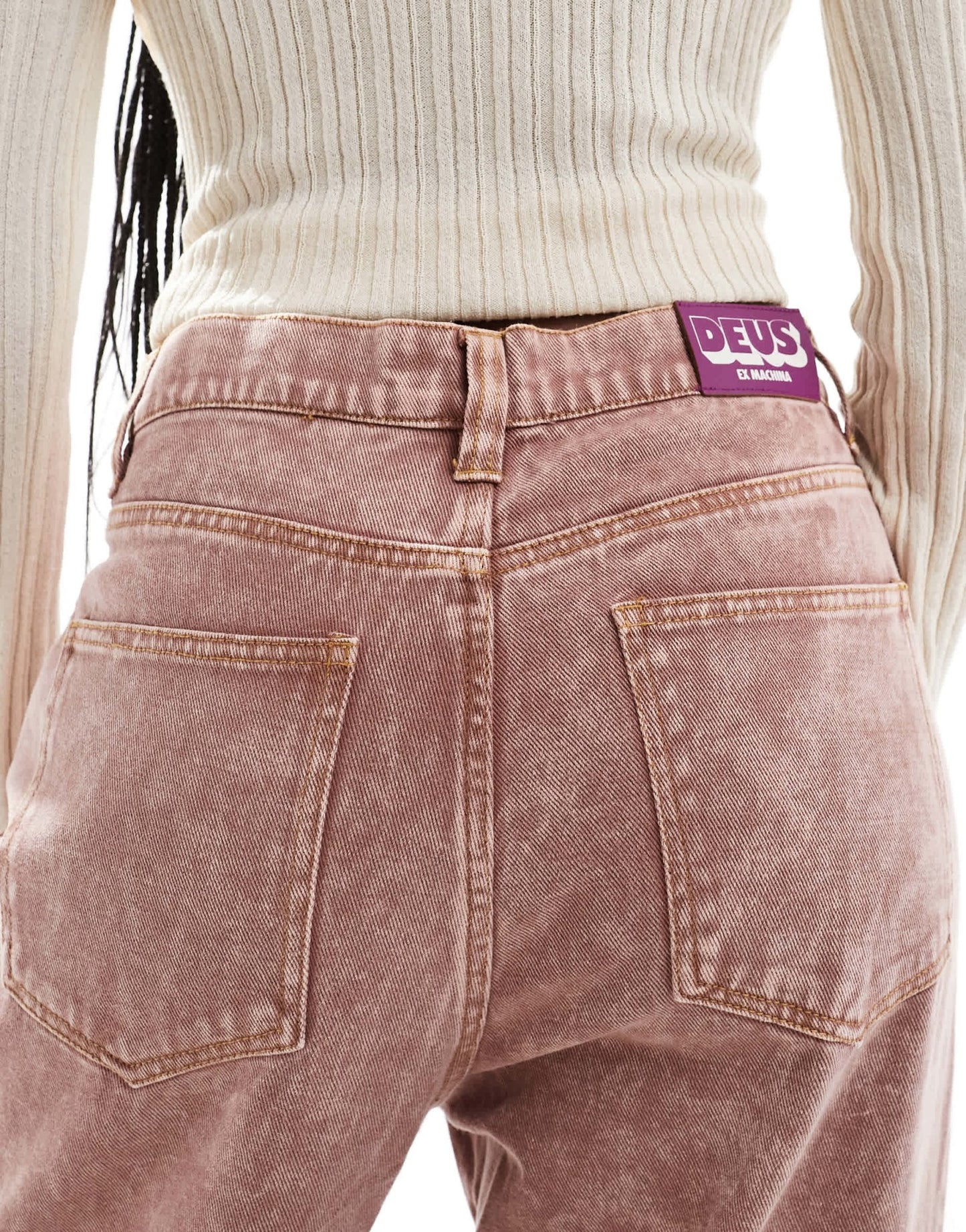 Deus Ex Machina X ASOS exclusive wide leg denim jeans in dirty wash - ASOS Sample Sale EU Store