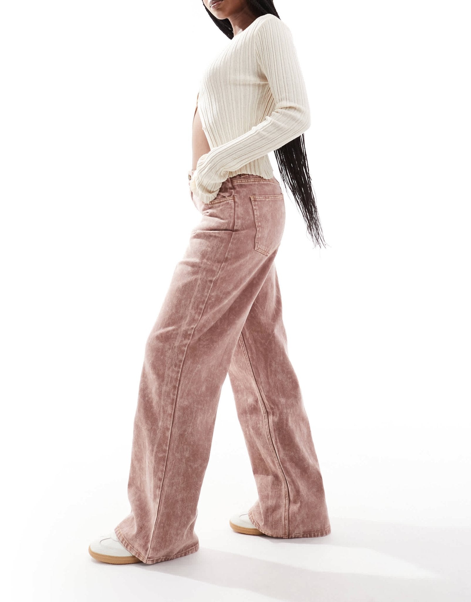 Deus Ex Machina X ASOS exclusive wide leg denim jeans in dirty wash - ASOS Sample Sale EU Store