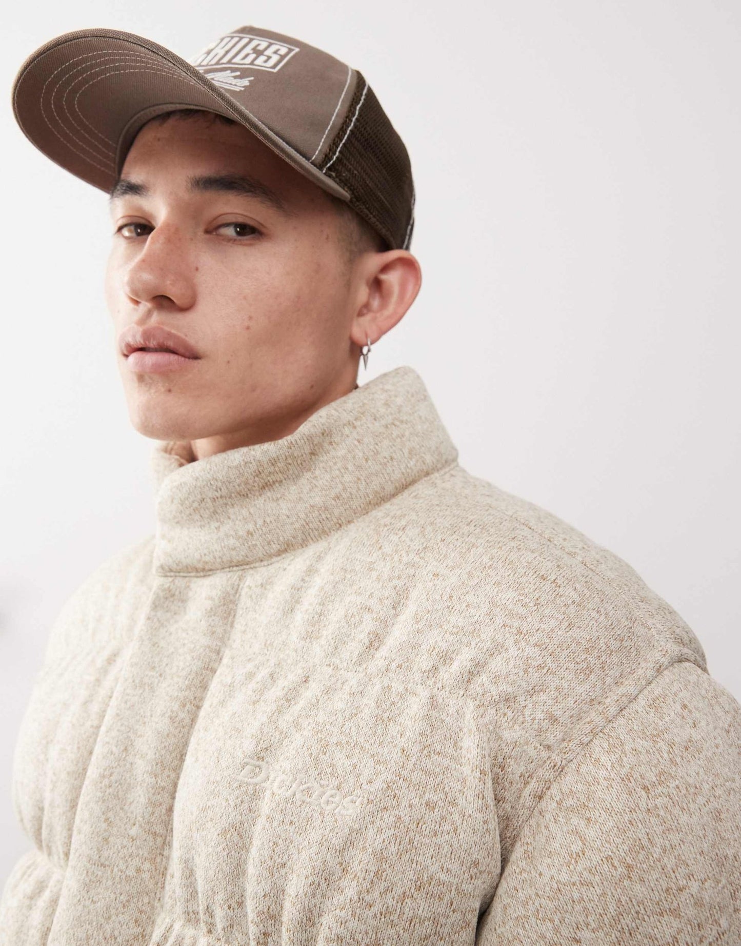 Dickies Baker puffer coat in off white - ASOS Sample Sale EU Store