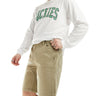 Pantaloncini chap in tela di tela Dickies in beige chiaro