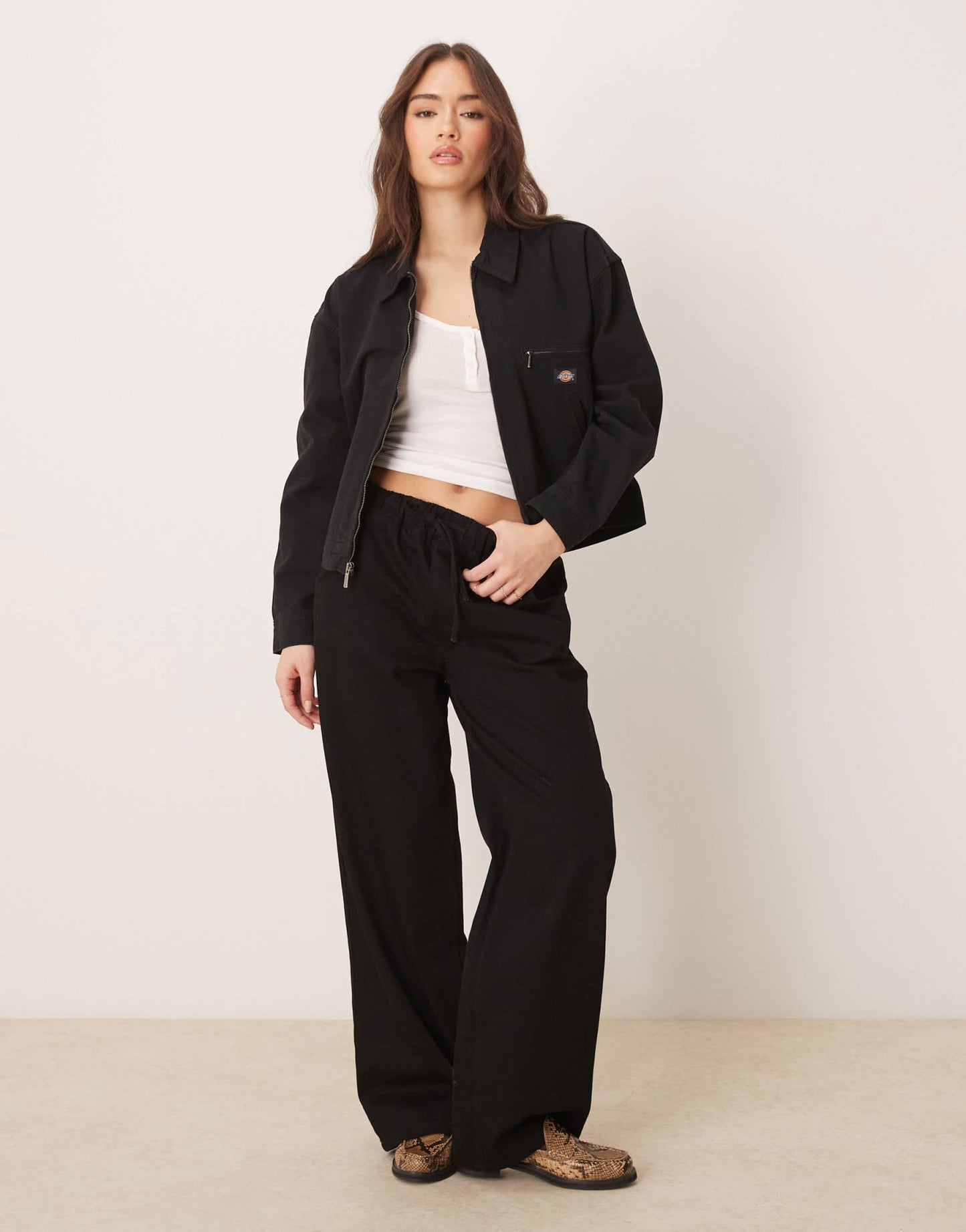 Dickies duck canvas jacket in black - ASOS Sample Sale EU Store