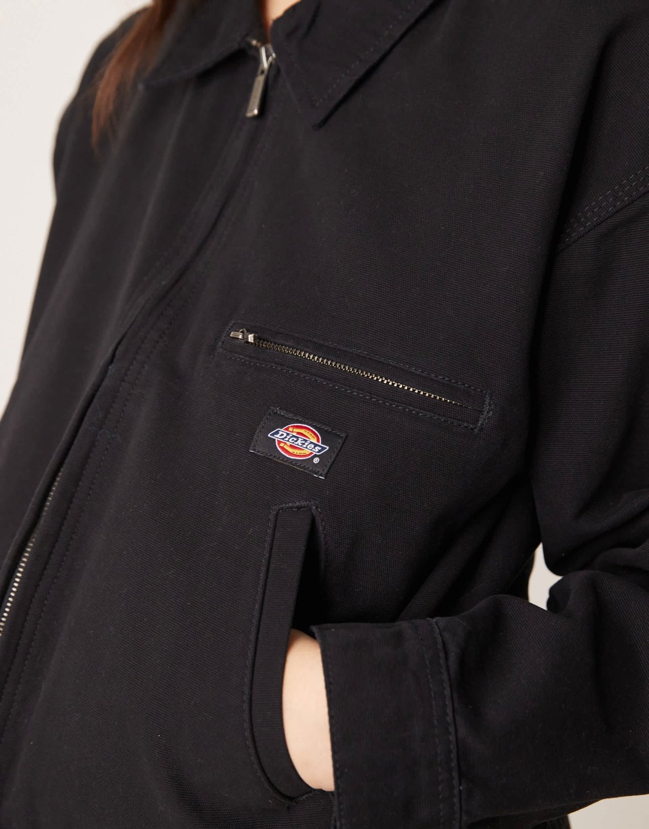 Dickies duck canvas jacket in black - ASOS Sample Sale EU Store