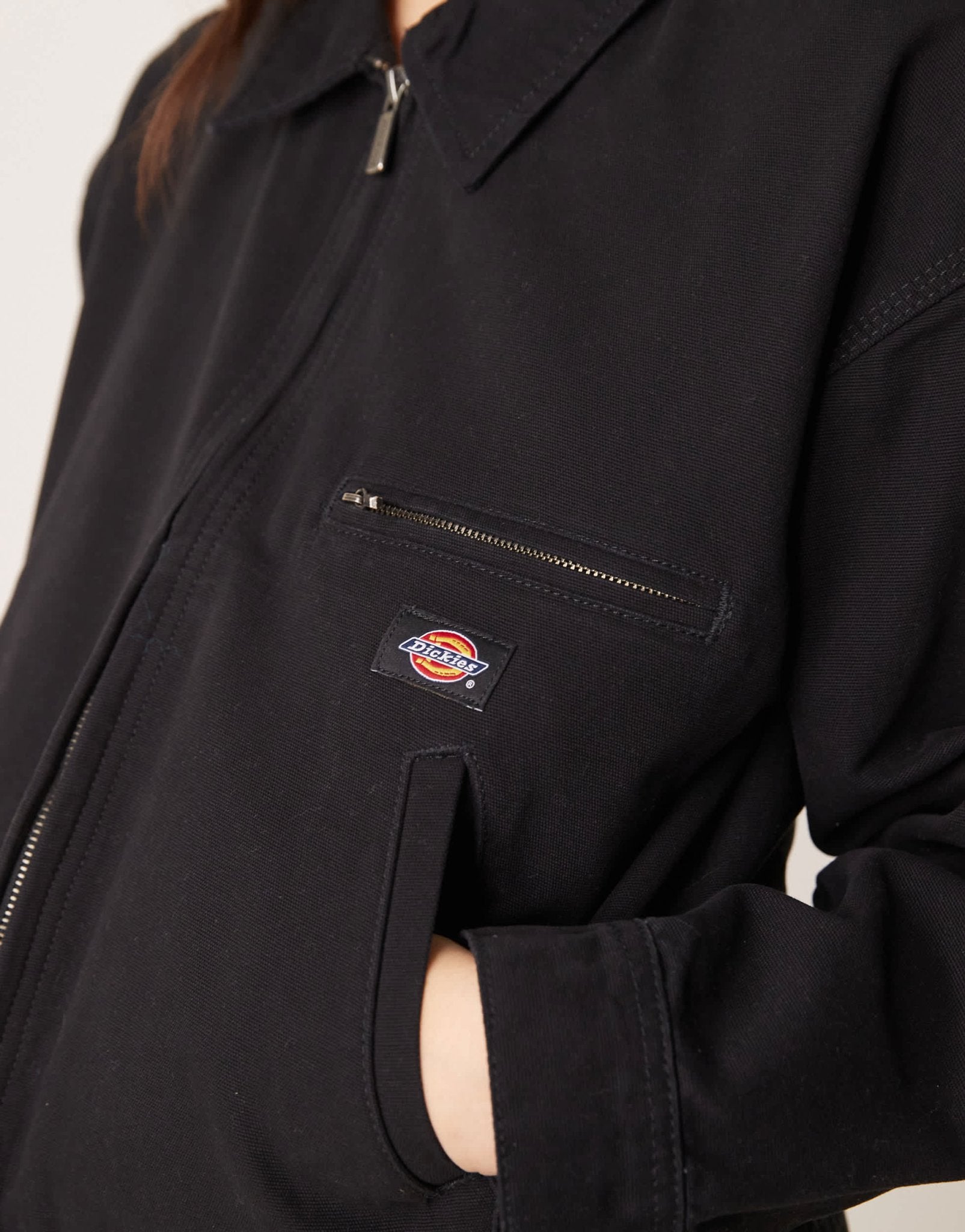 Dickies duck canvas jacket in black - ASOS Sample Sale EU Store