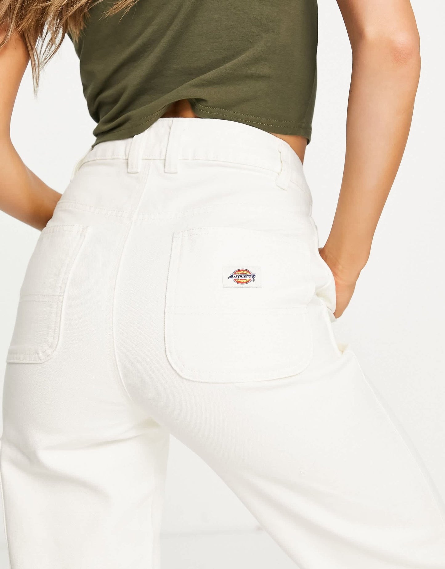 Dickies duck canvas trousers in off white - ASOS Sample Sale EU Store