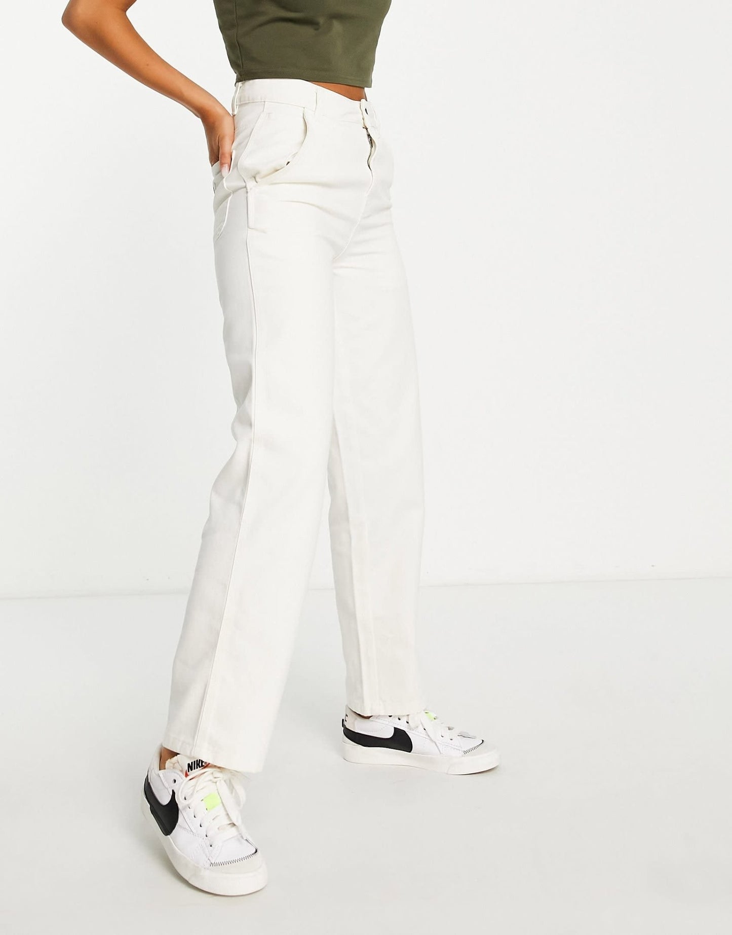 Dickies duck canvas trousers in off white - ASOS Sample Sale EU Store