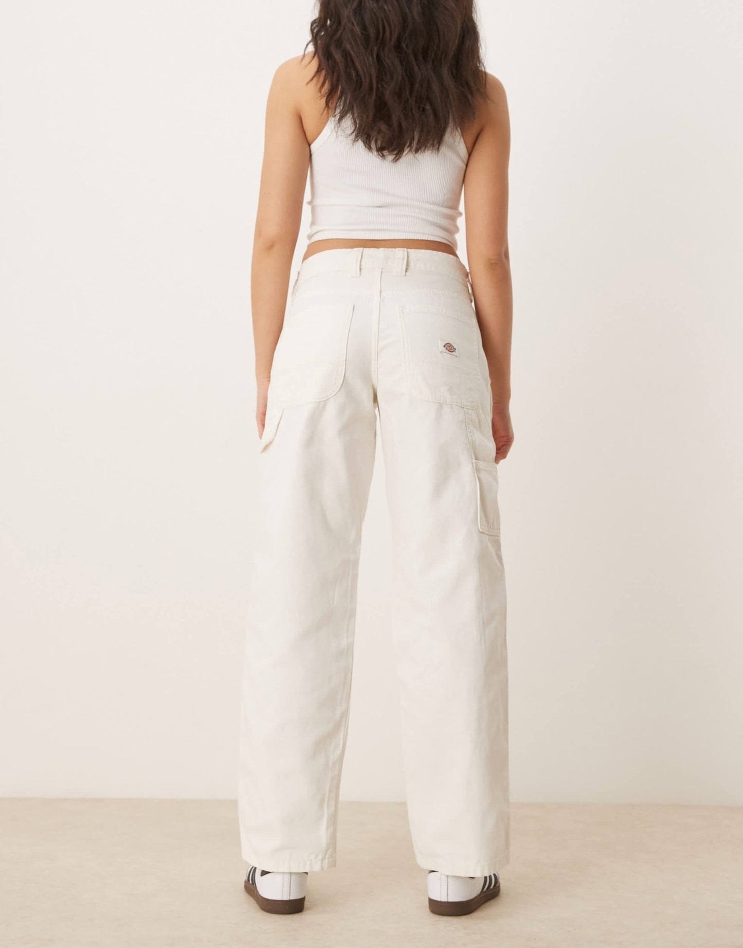 Dickies duck canvas trousers in washed off white - ASOS Sample Sale EU Store