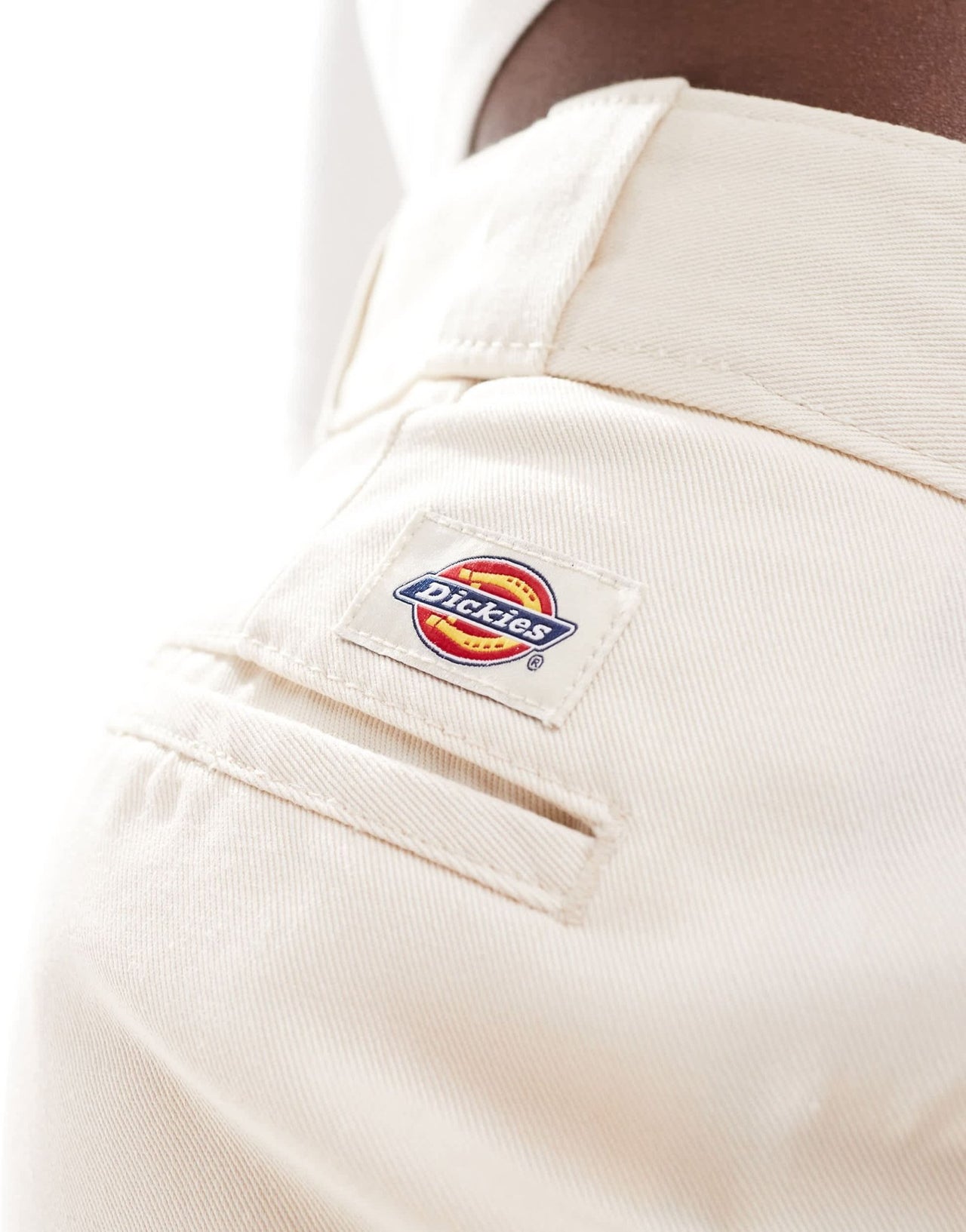 Dickies elizaville straight leg work trousers in white - ASOS Sample Sale EU Store