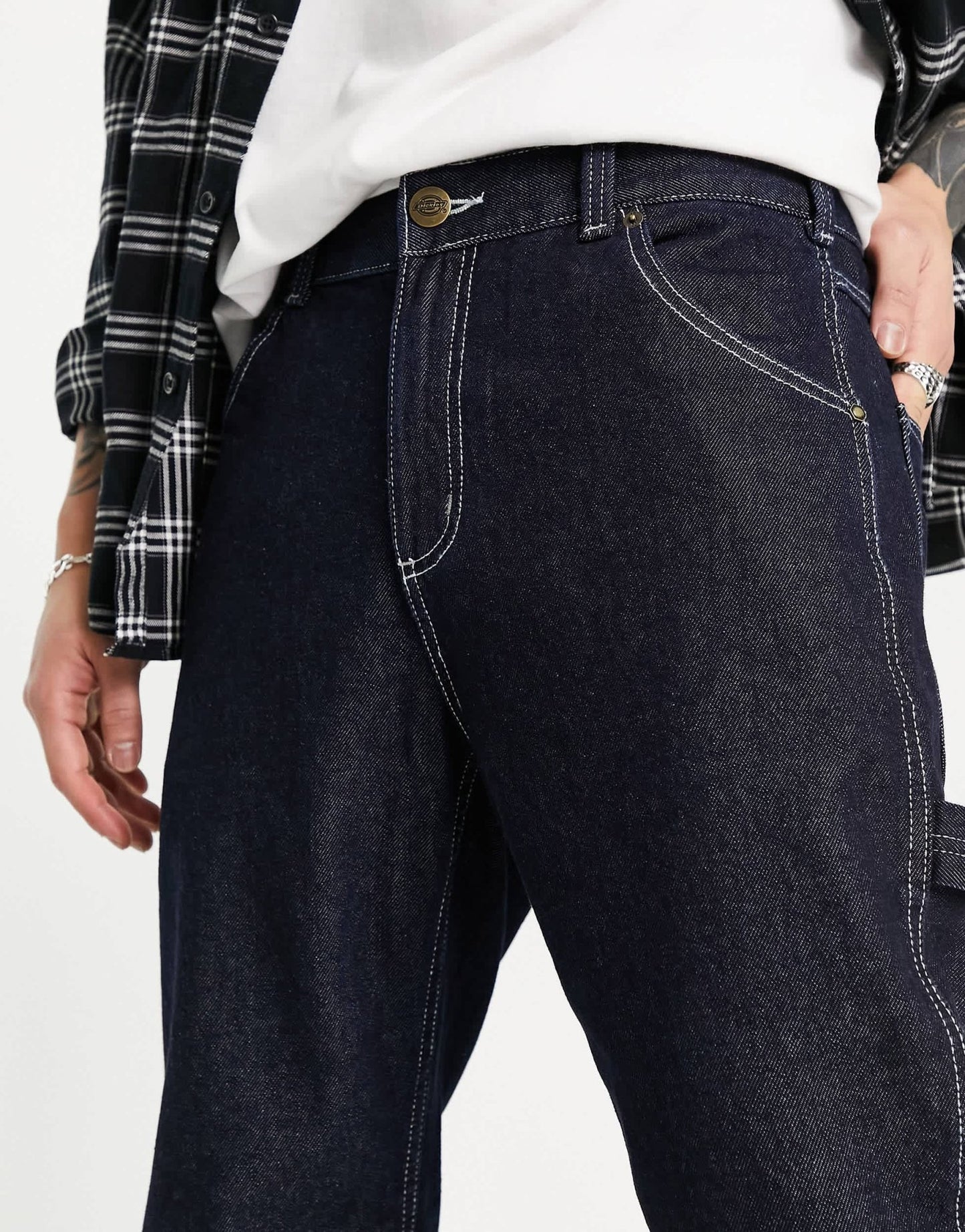 Dickies Garyville relaxed straight fit jeans in washed indigo - ASOS Sample Sale EU Store