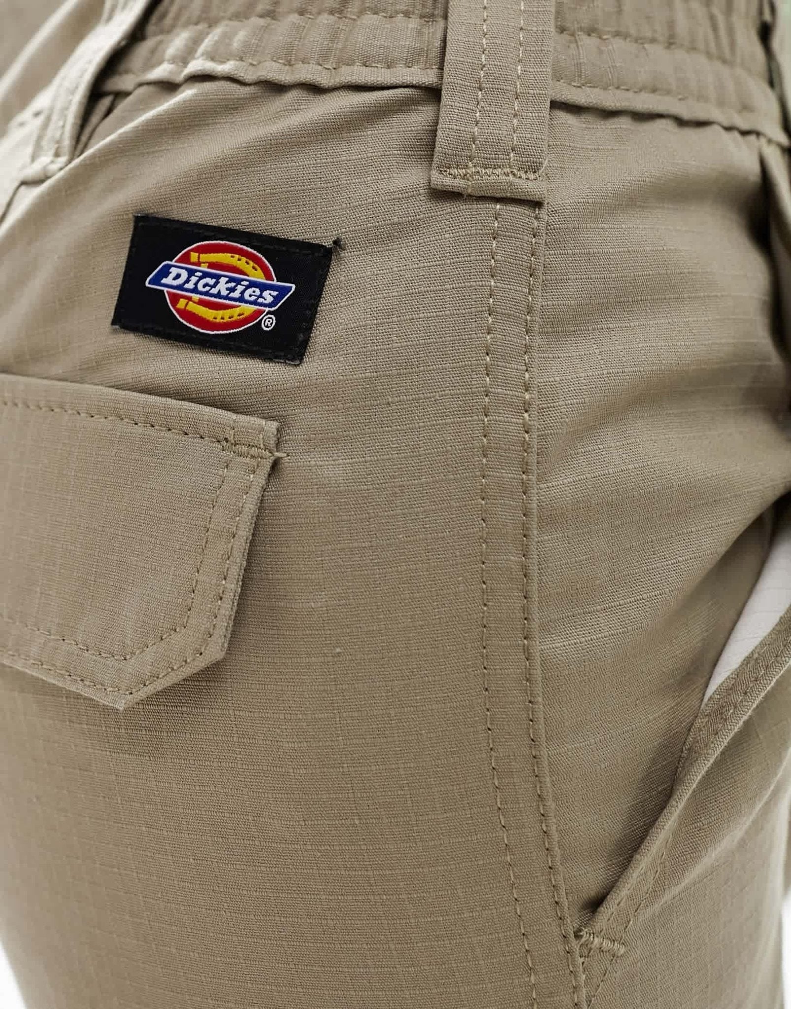 Dickies hooper bay straight leg cargo trousers in beige - ASOS Sample Sale EU Store