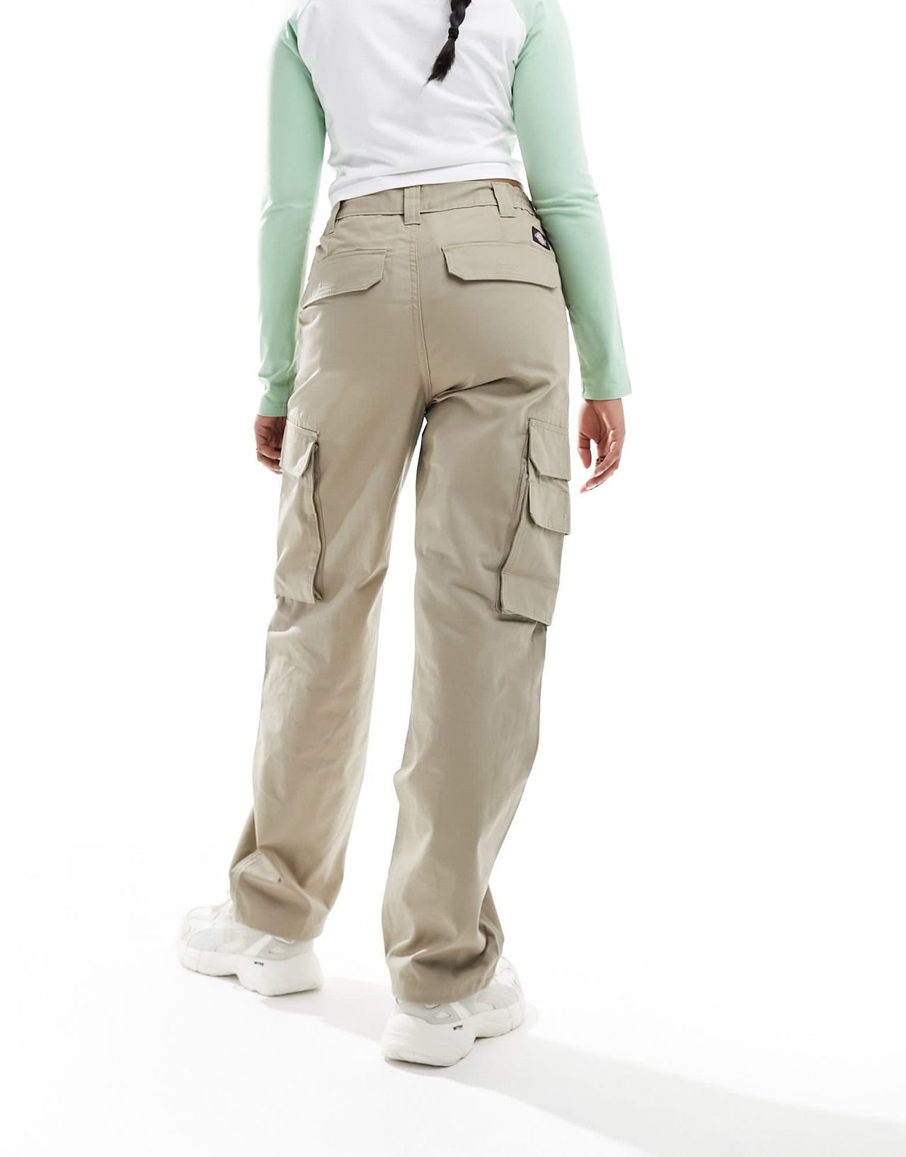 Dickies hooper bay straight leg cargo trousers in beige - ASOS Sample Sale EU Store