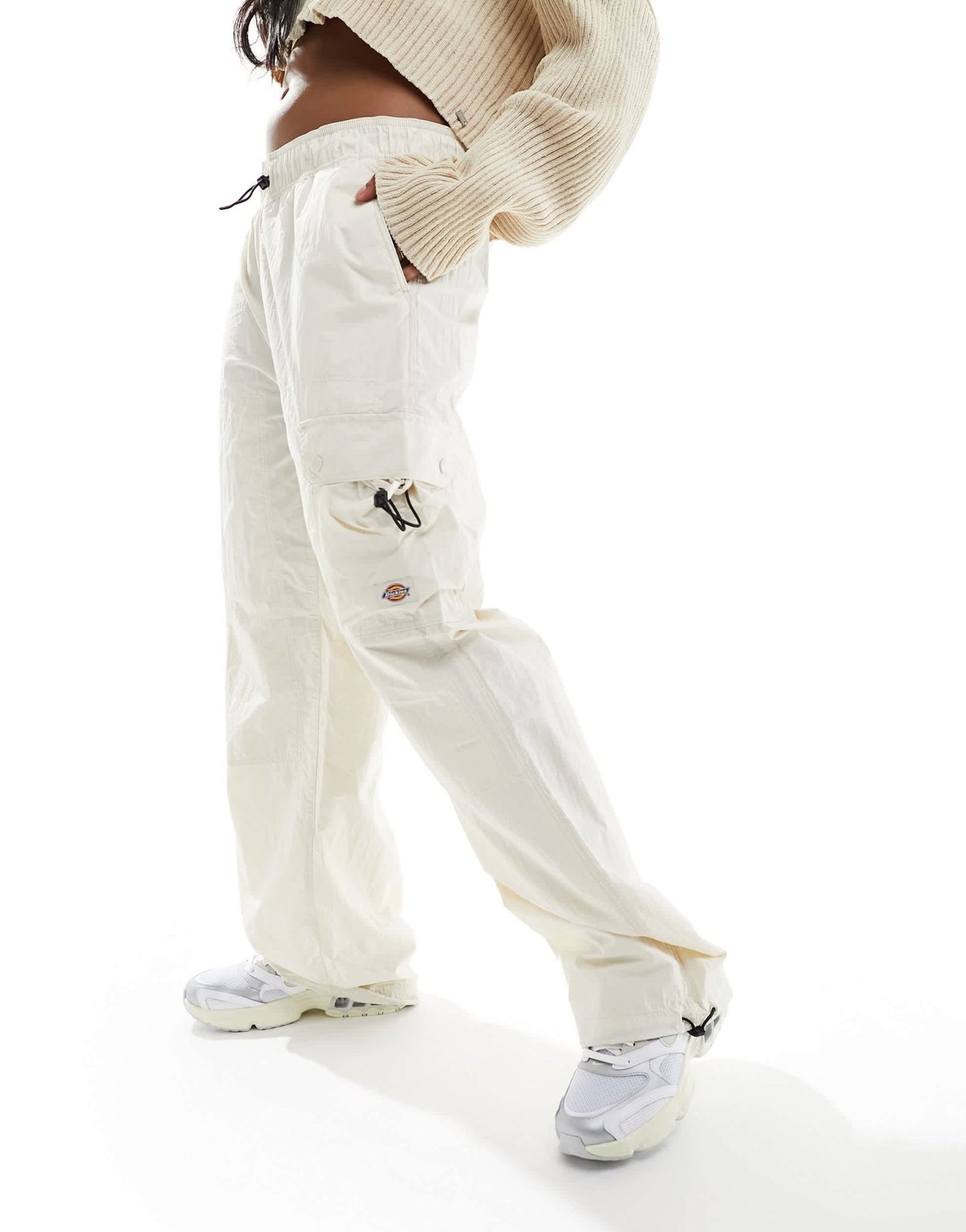 Dickies jackson nylon cargo trousers in cream - ASOS Sample Sale EU Store