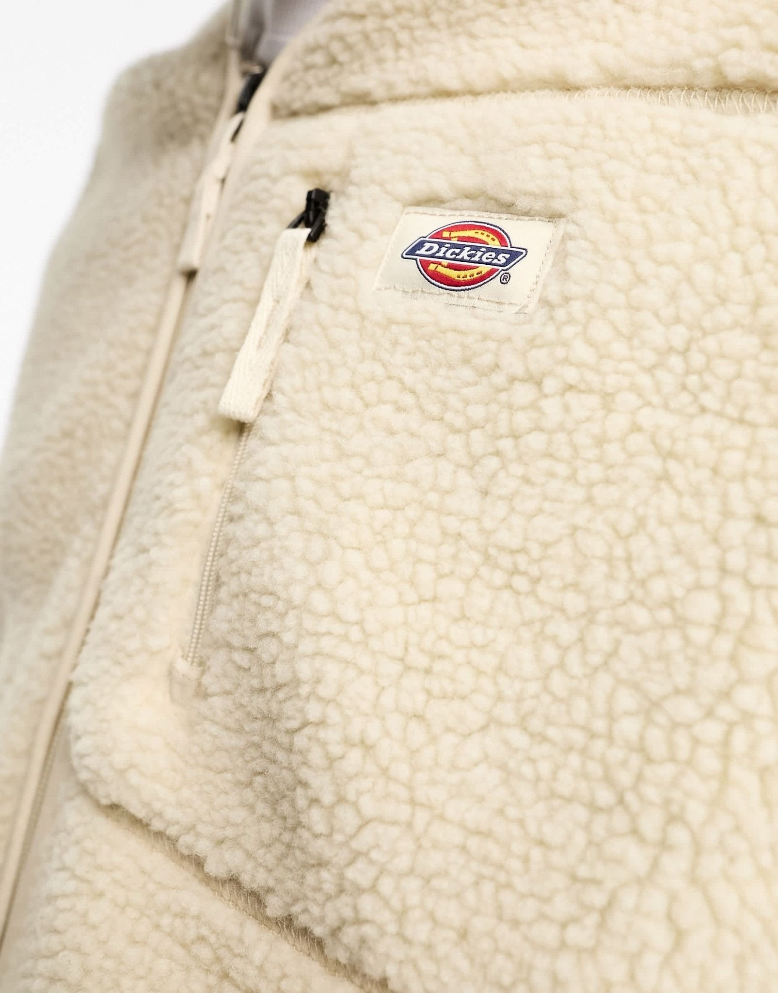 Dickies mount hope borg fleece vest in stone - ASOS Sample Sale EU Store