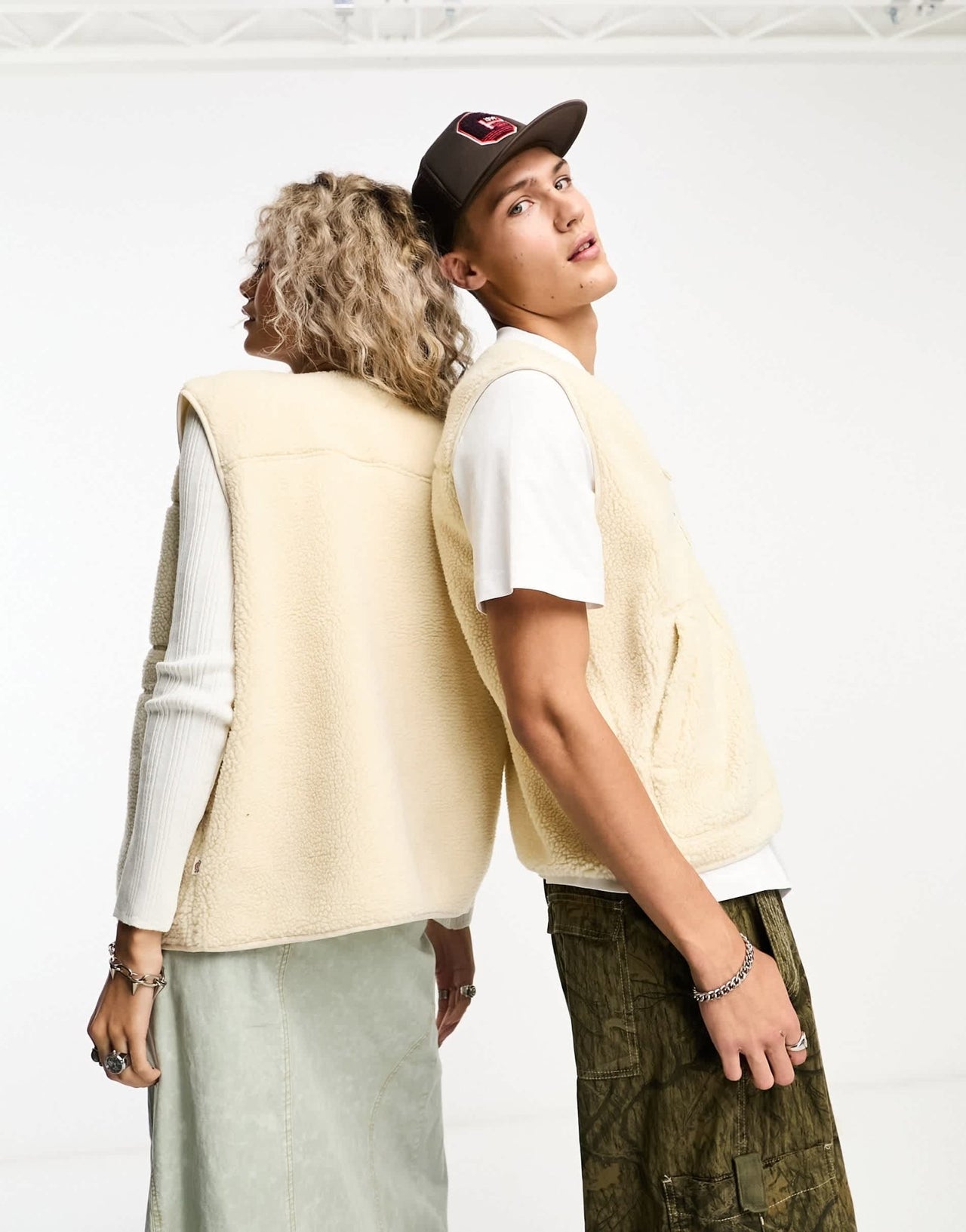 Dickies mount hope borg fleece vest in stone - ASOS Sample Sale EU Store