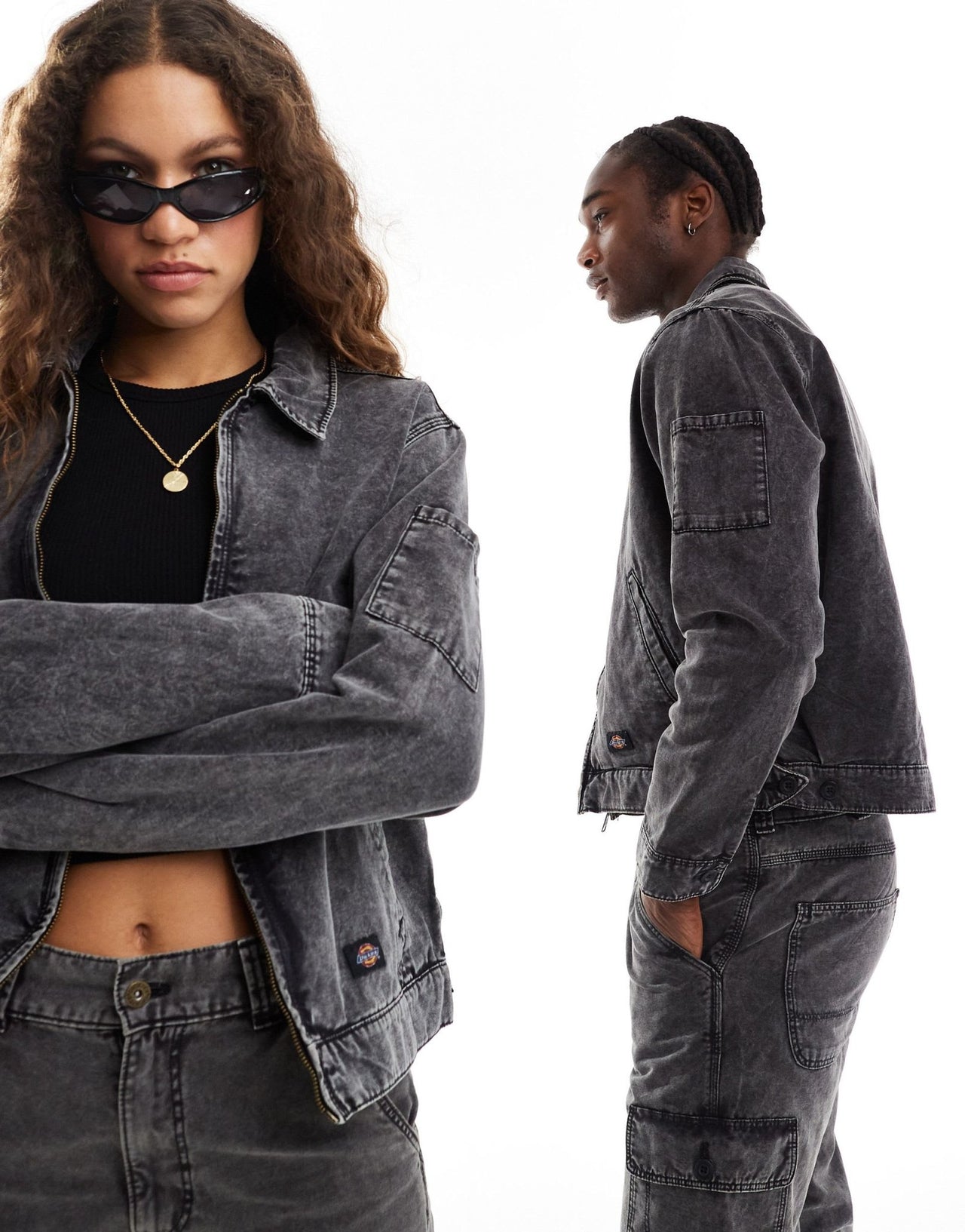Dickies newignton washed jacket in black - ASOS Sample Sale EU Store