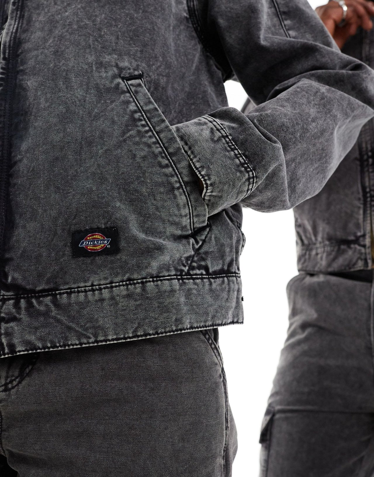 Dickies newignton washed jacket in black - ASOS Sample Sale EU Store