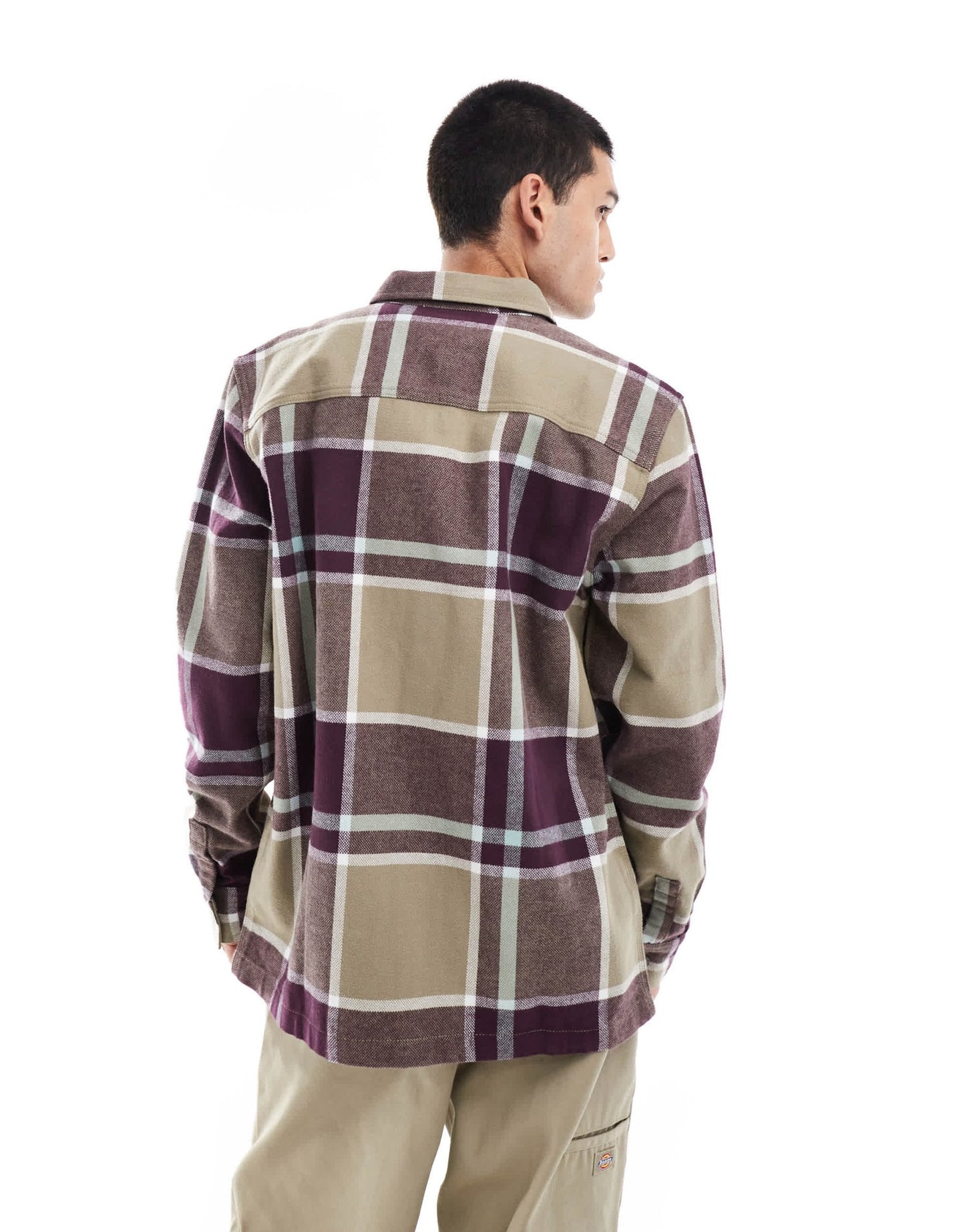 Dickies nimmons large check shirt in green multi - ASOS Sample Sale EU Store