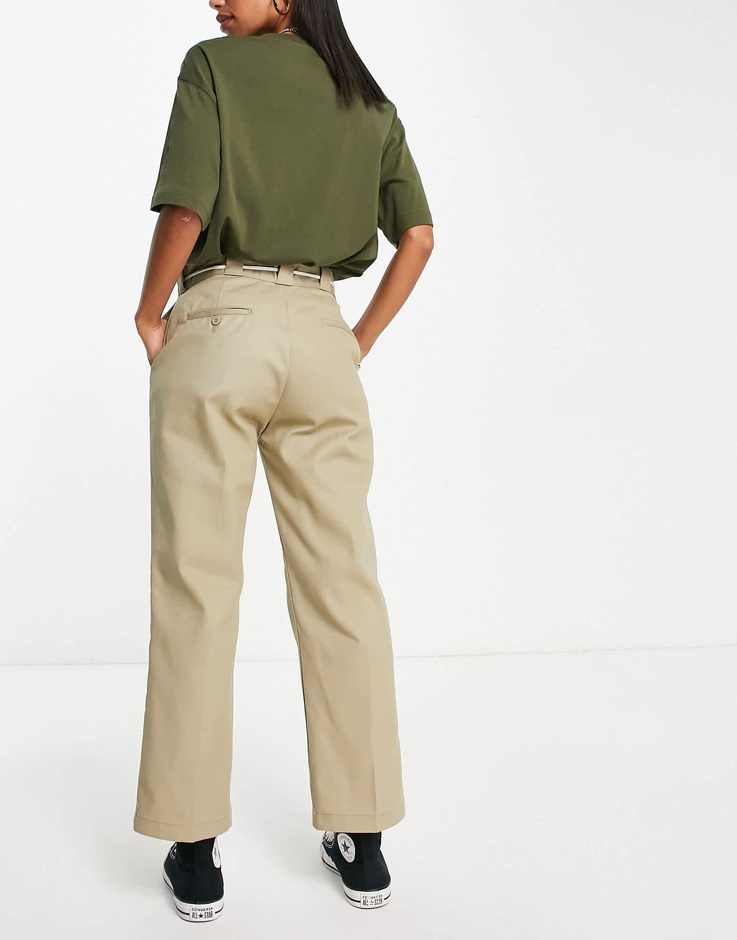 Dickies Phoenix cropped trousers in beige - ASOS Sample Sale EU Store