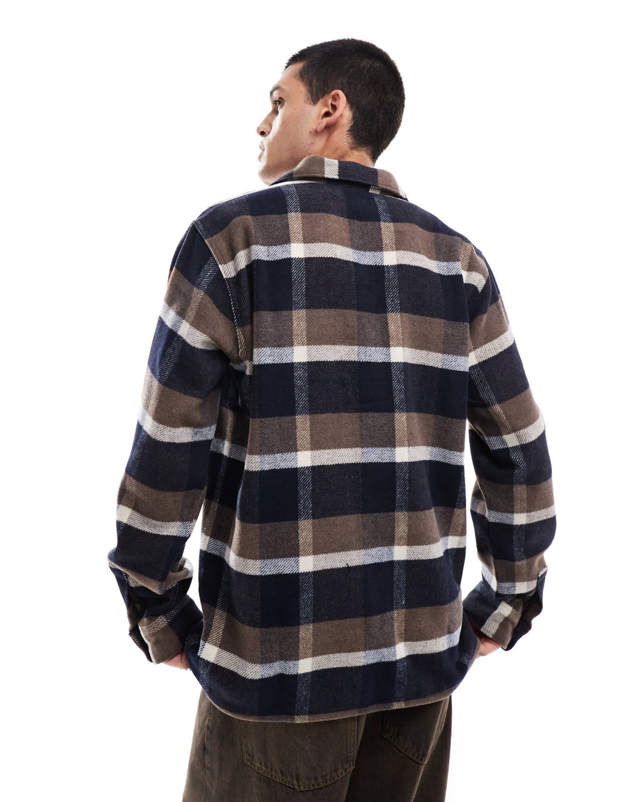 Dickies plaid coaling shirt in brown multi - ASOS Sample Sale EU Store
