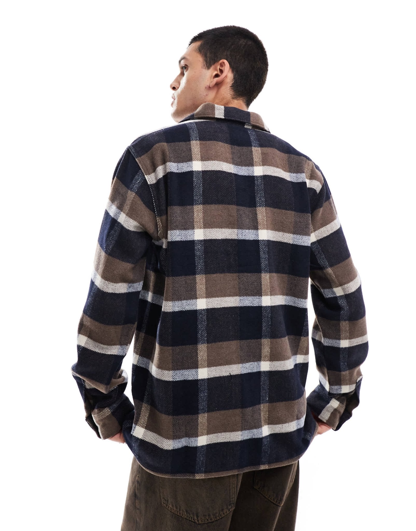 Dickies plaid coaling shirt in brown multi - ASOS Sample Sale EU Store