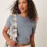 Dickies plentywood baby tee in washed blue
