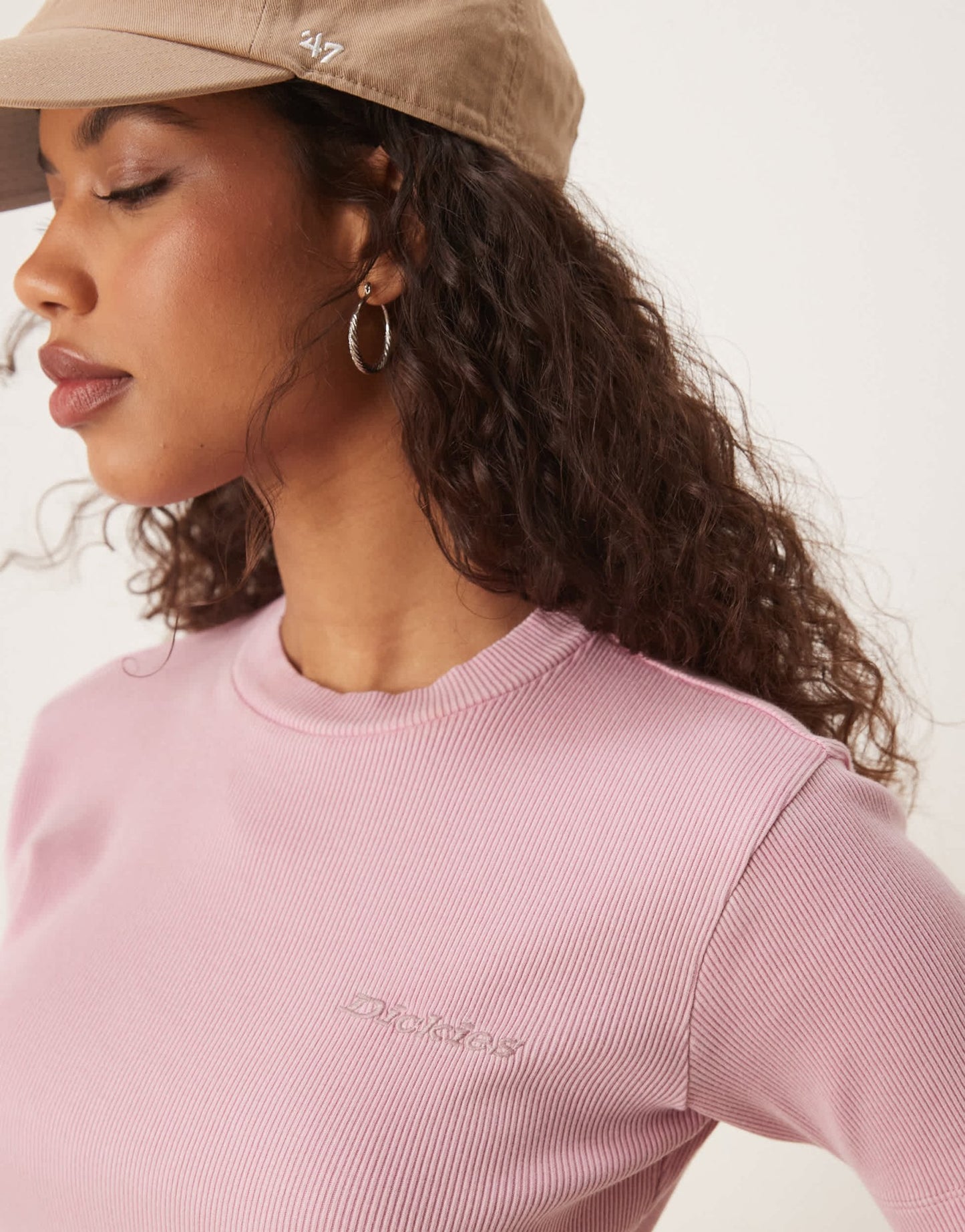 Dickies plentywood baby tee in washed pink - ASOS Sample Sale EU Store