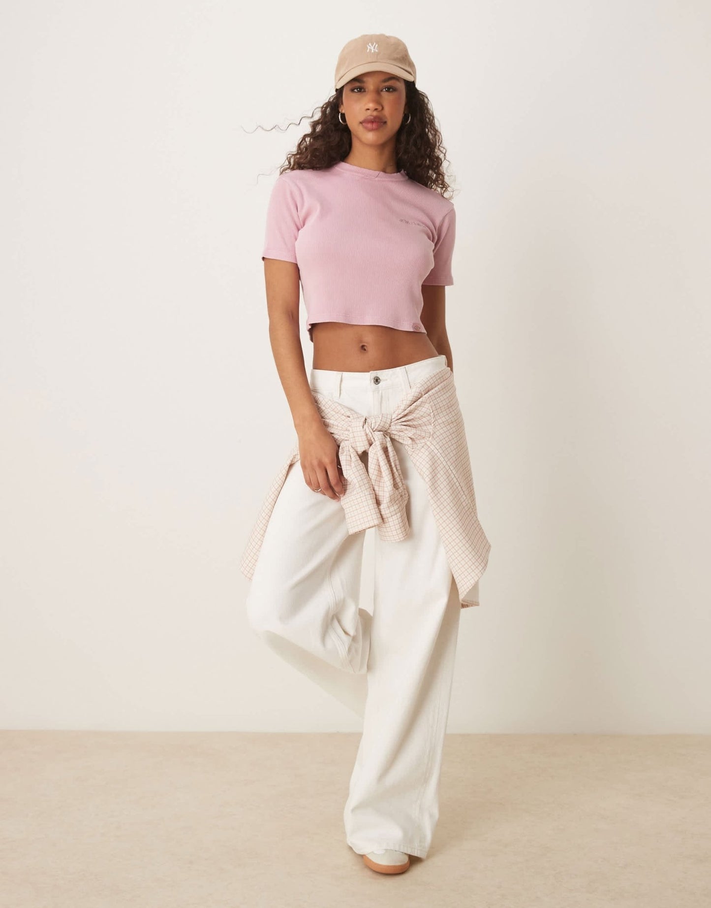 Dickies plentywood baby tee in washed pink - ASOS Sample Sale EU Store