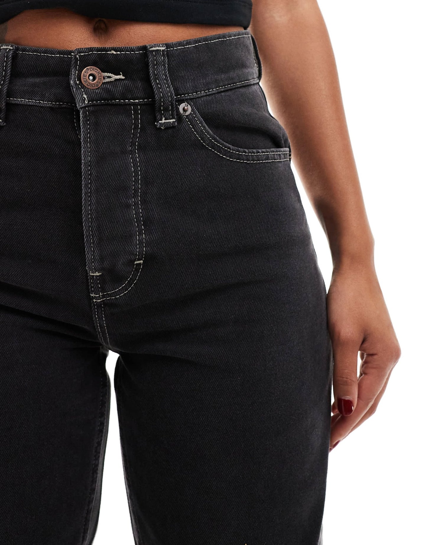 Dickies thomasville regular fit denim jeans in washed black - ASOS Sample Sale EU Store