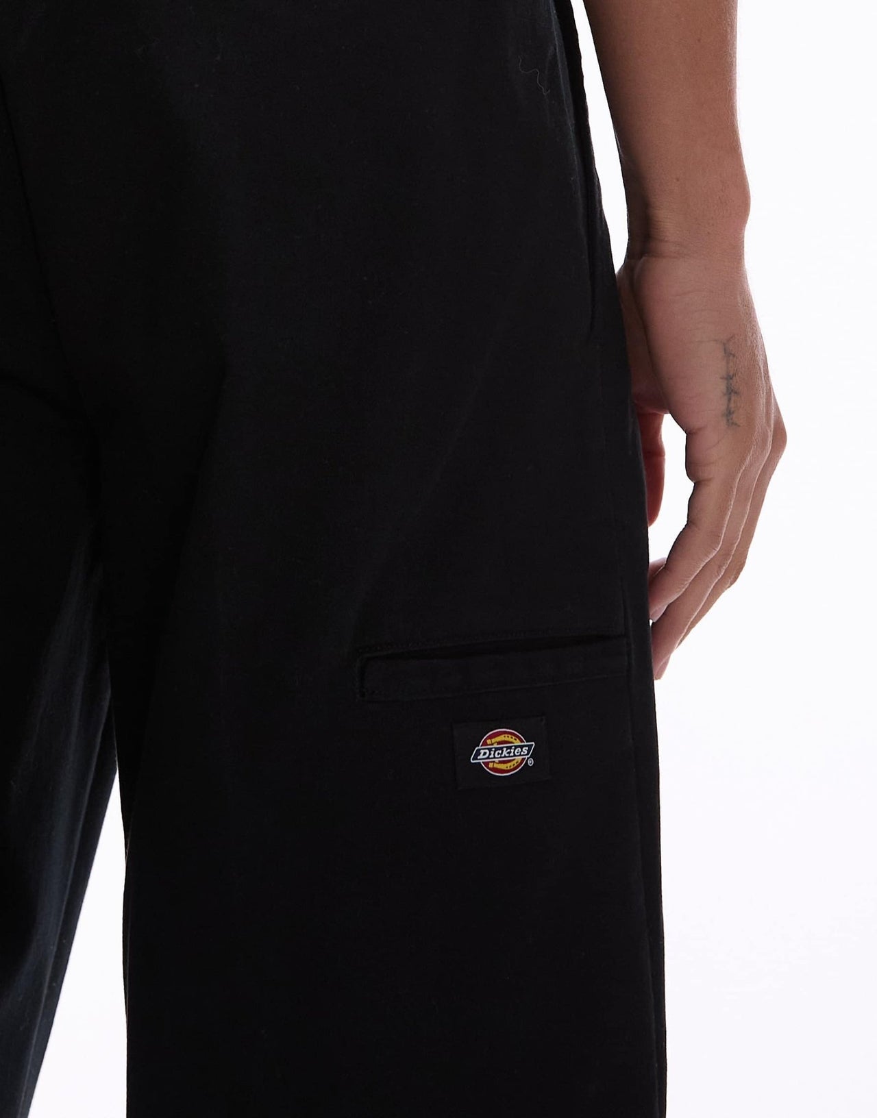 Dickies unionville pleated wide leg work trousers in black - ASOS Sample Sale EU Store