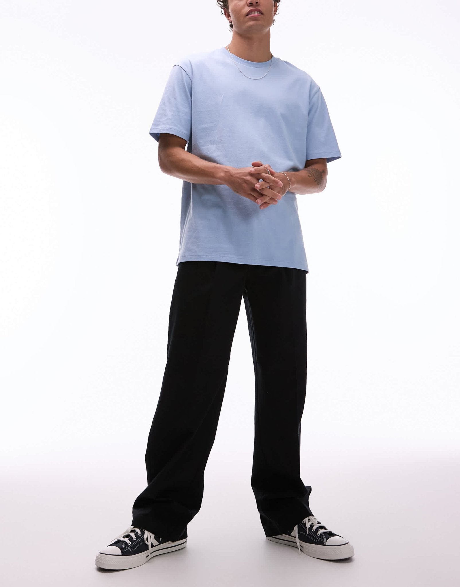 Dickies unionville pleated wide leg work trousers in black - ASOS Sample Sale EU Store