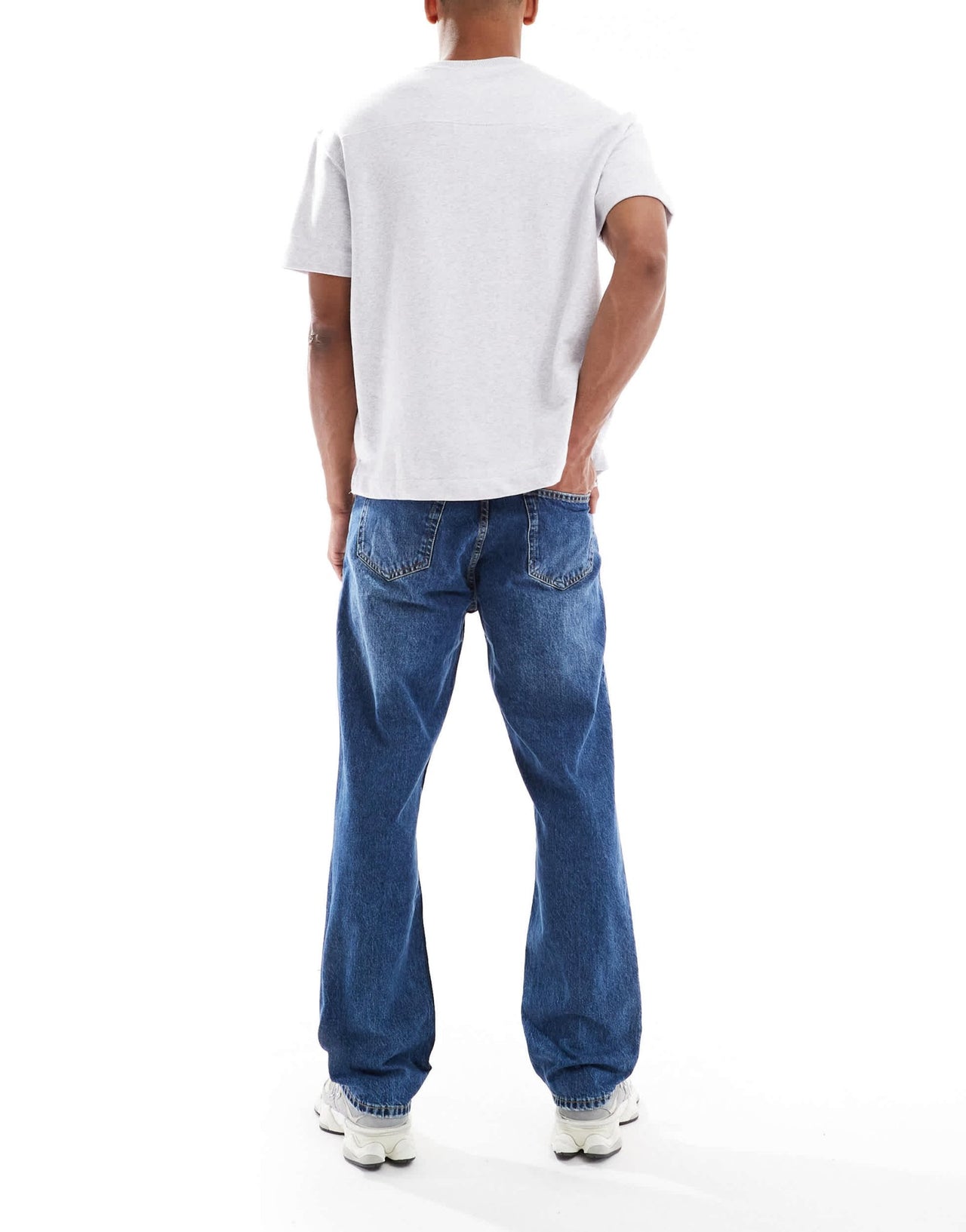 Dr Denim Dash regular fit straight leg in stray mid used - ASOS Sample Sale EU Store