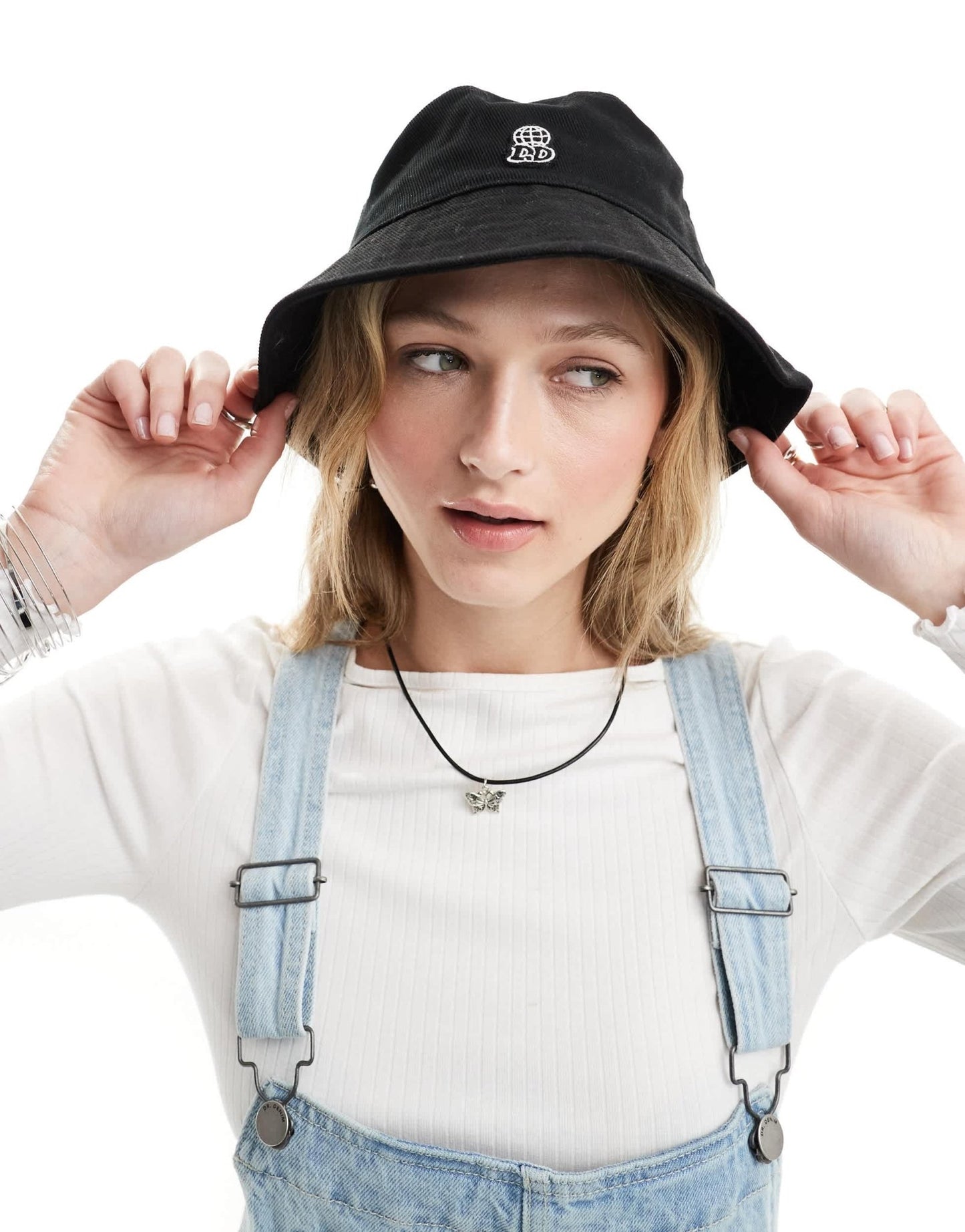 Dr Denim Hugo bucket hat in off black - ASOS Sample Sale EU Store