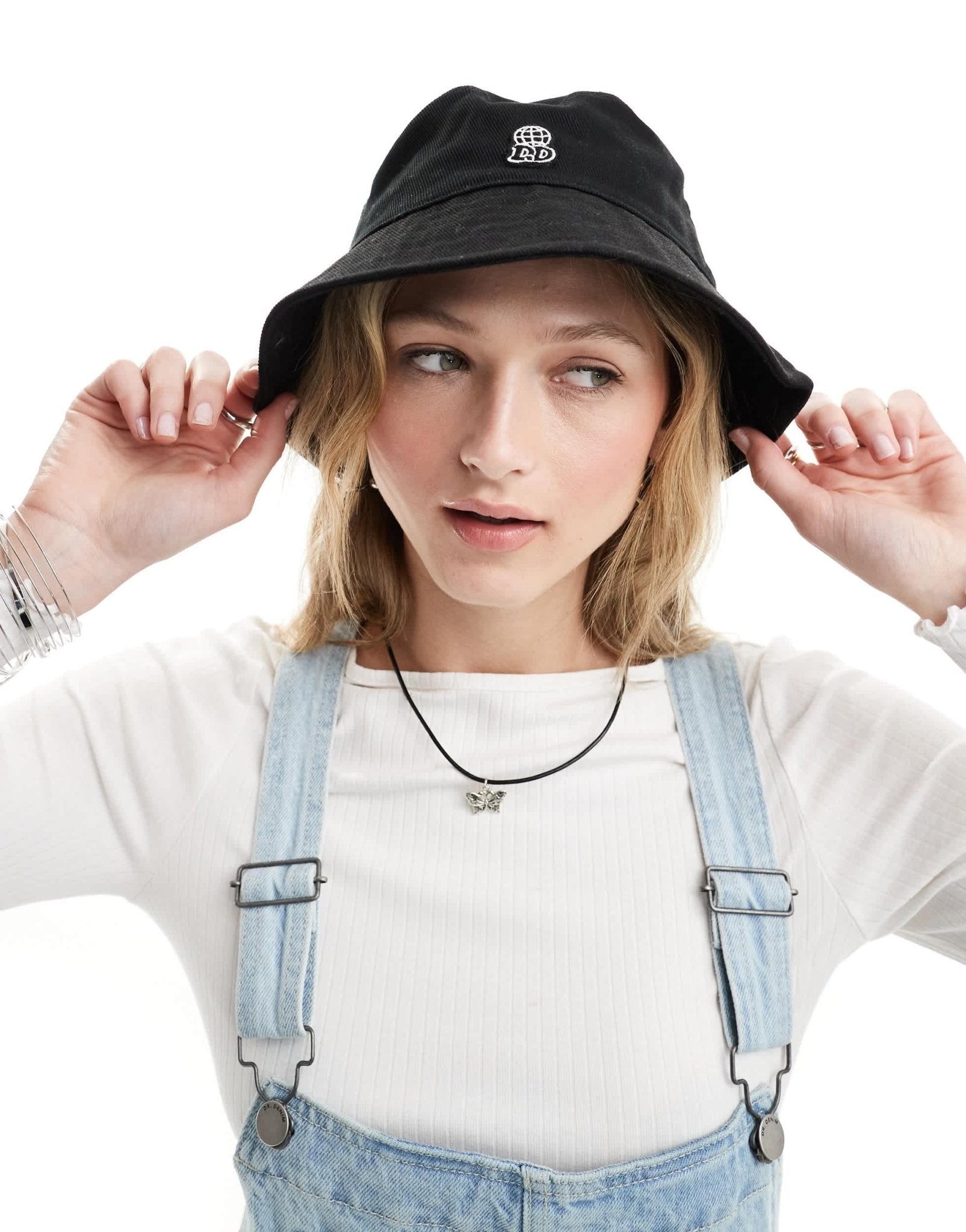Dr Denim Hugo bucket hat in off black - ASOS Sample Sale EU Store