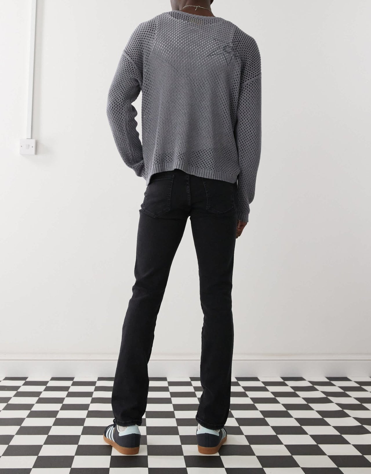 Dr Denim Snap mid waist slim fit jeans in black mist wash - ASOS Sample Sale EU Store